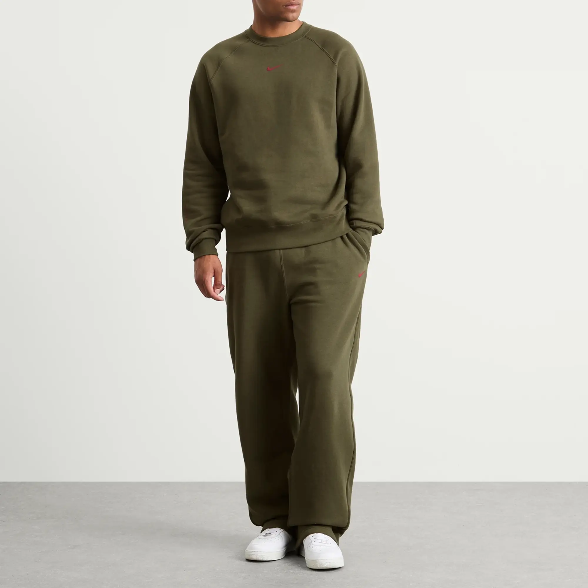 Nike Men's x Nocta Fleece Pant Khaki/Red