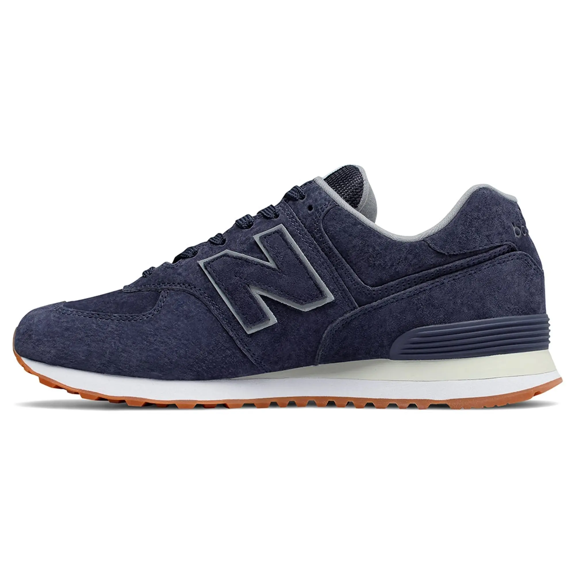 New Balance Men's 574 in Blue Suede/Mesh