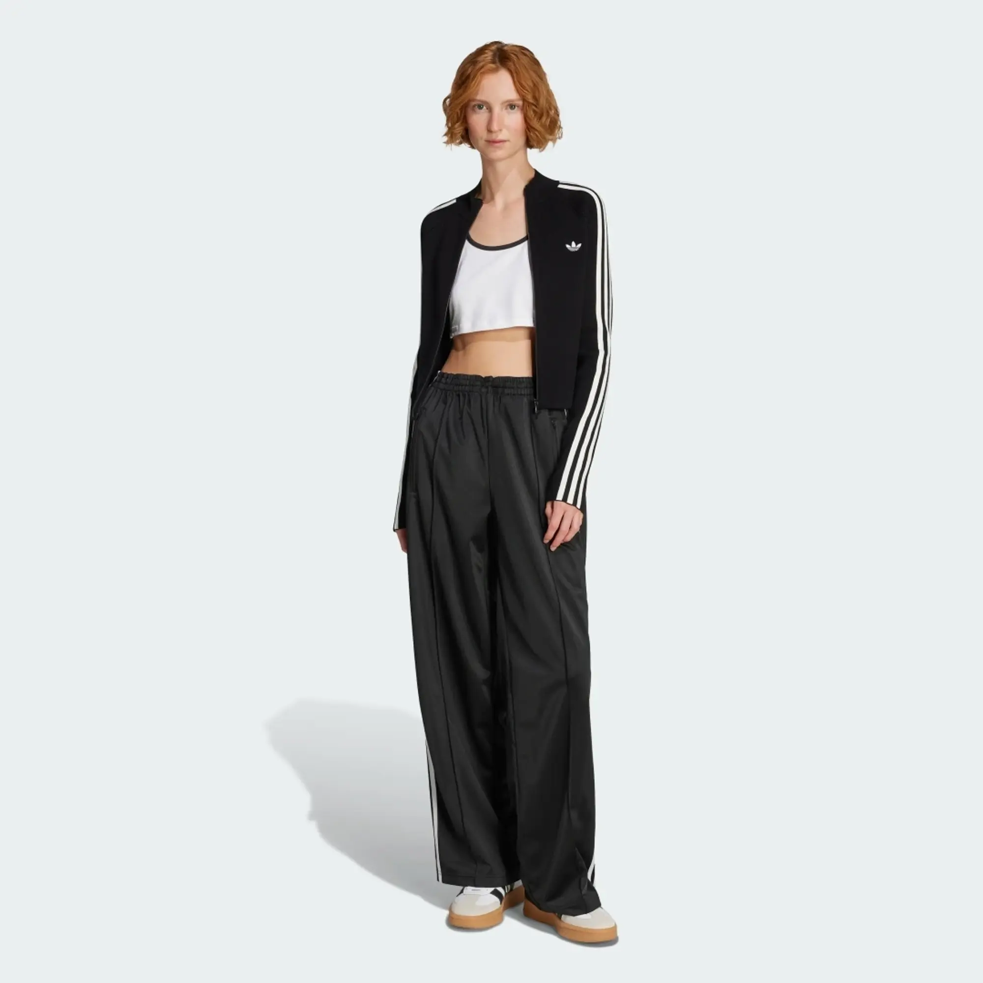 adidas Adicolor 3-Stripes Slim Knit Track Top