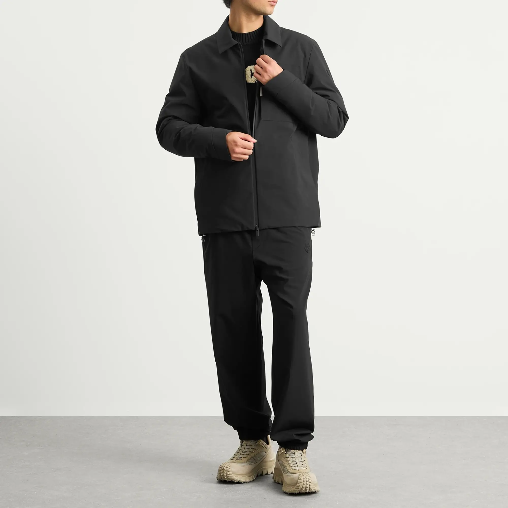 Moncler Men's Monarde Shirt Jacket Black