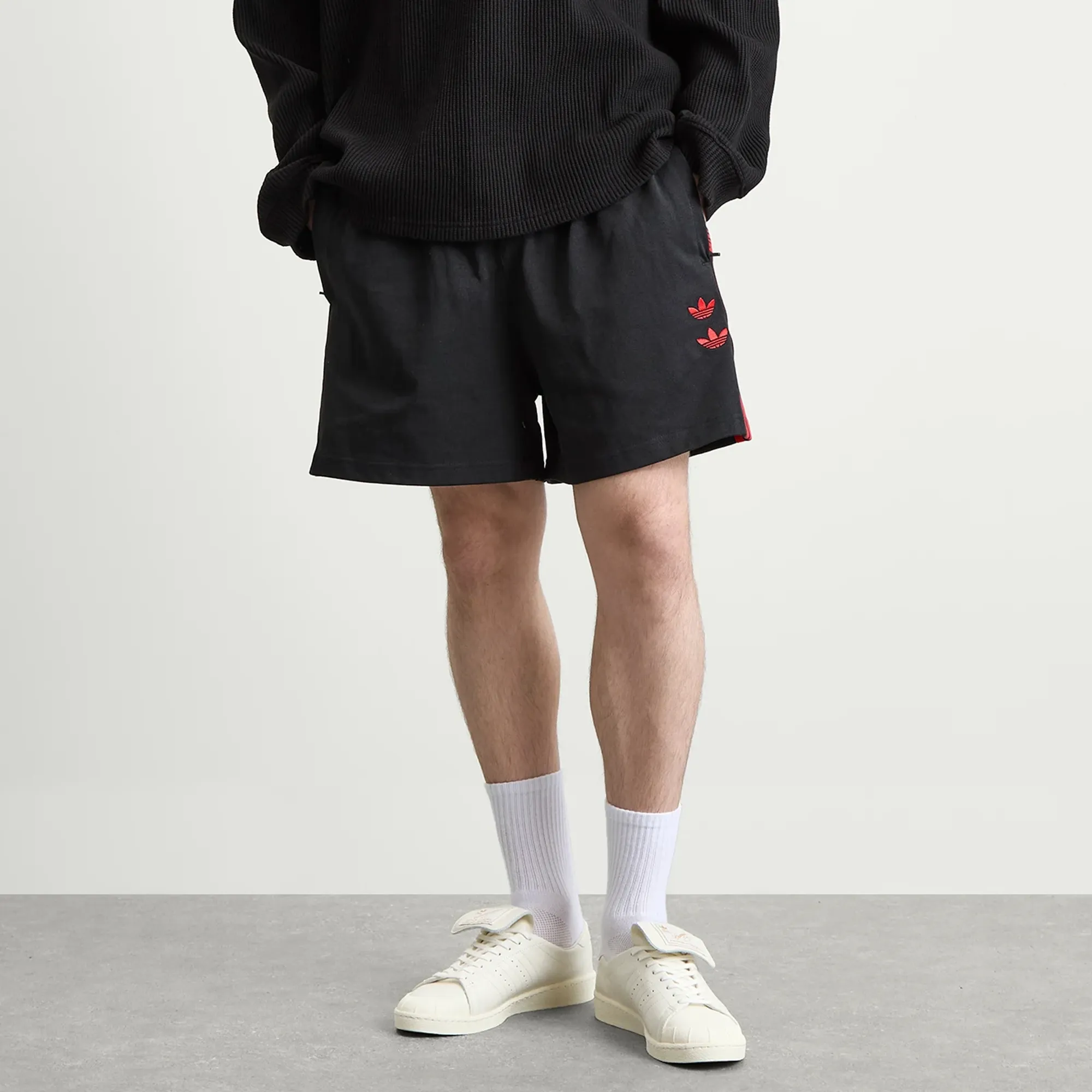 Adidas Men's x Willy Chavarria Gym Short Black | KB7236 | FOOTY.COM