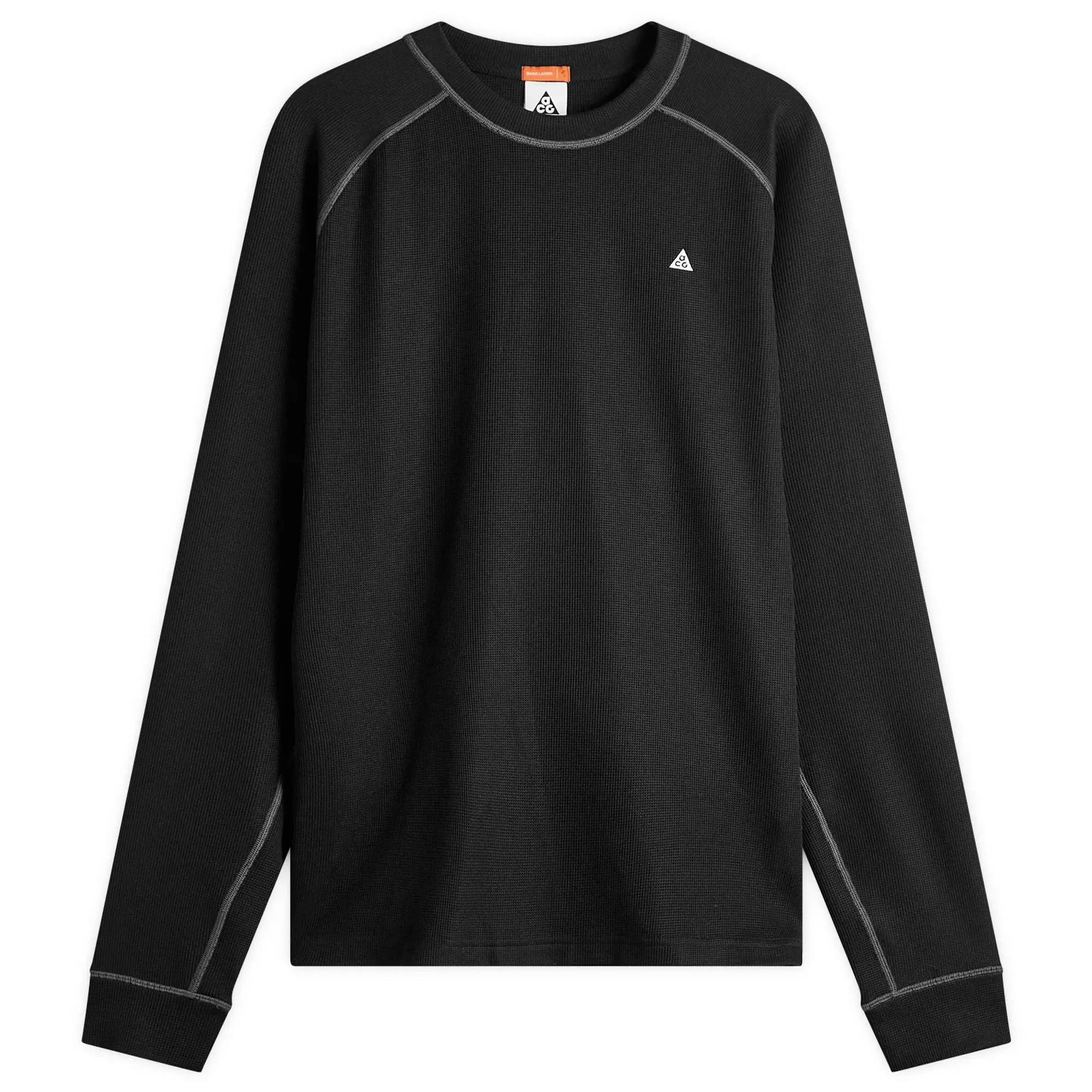 Nike Men's ACG Wolf Long Sleeve Chinati Baselayer Black/Anthracite/Summit White