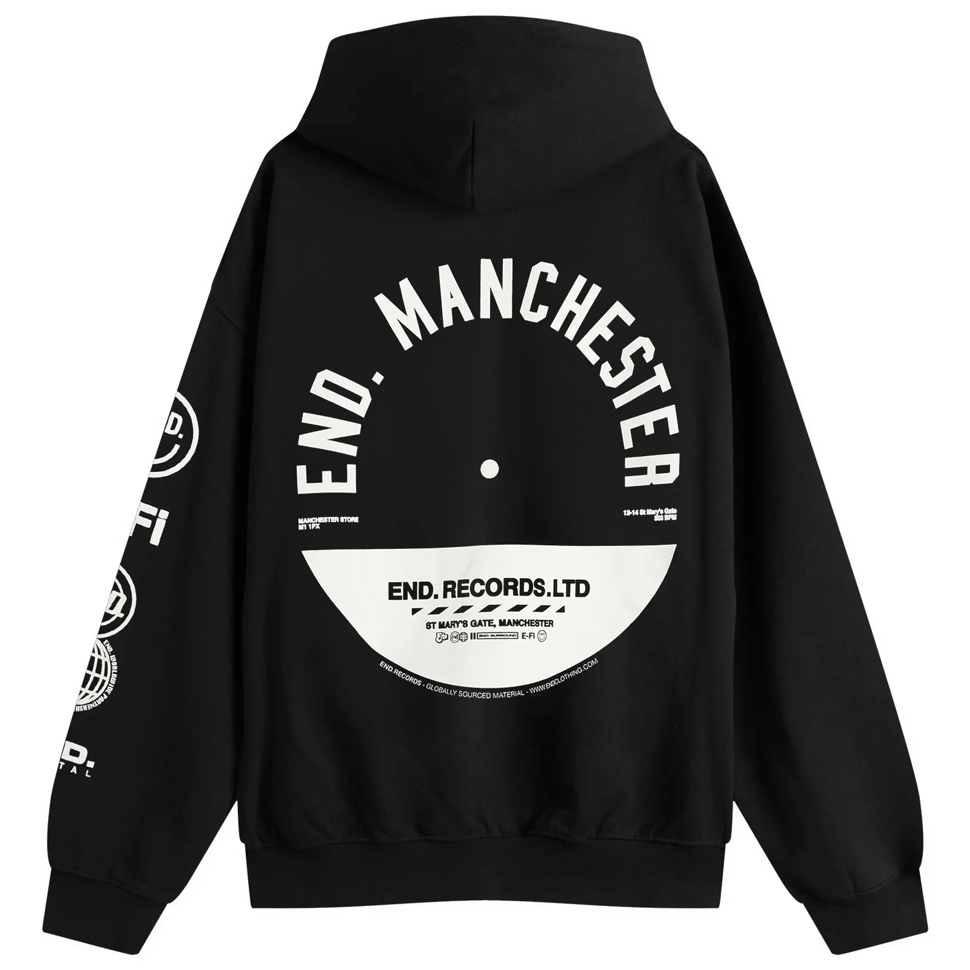 END. City Series 2.0 Manchester Hoodie Black