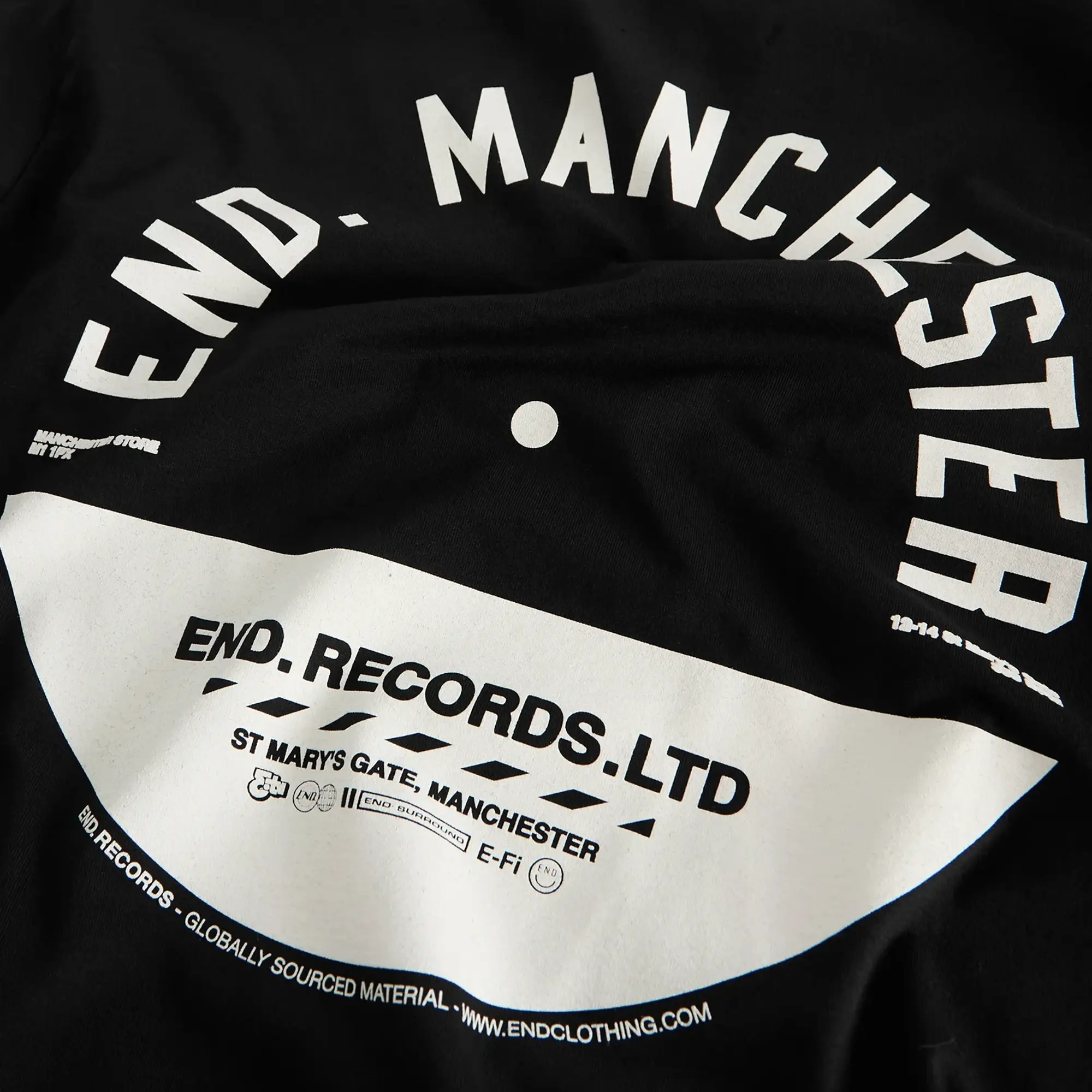 END. City Series 2.0 Manchester Long Sleeve T-Shirt Black