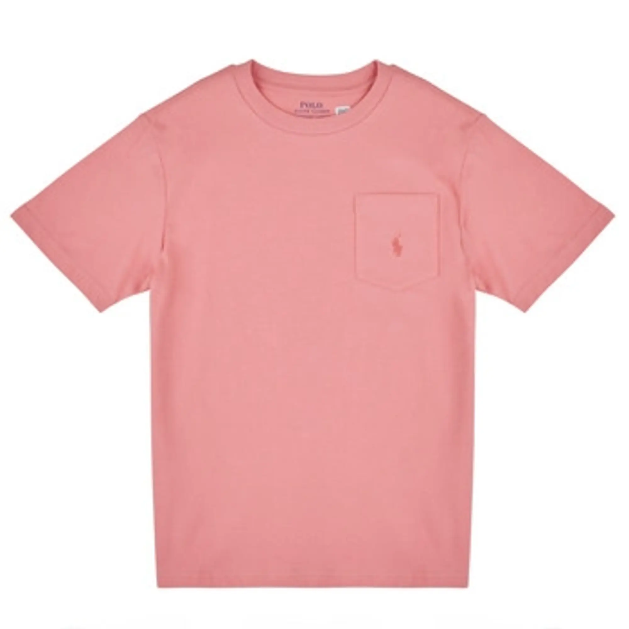 Polo Ralph Lauren  SS POCKET TEE  boys's Children's T shirt in Pink