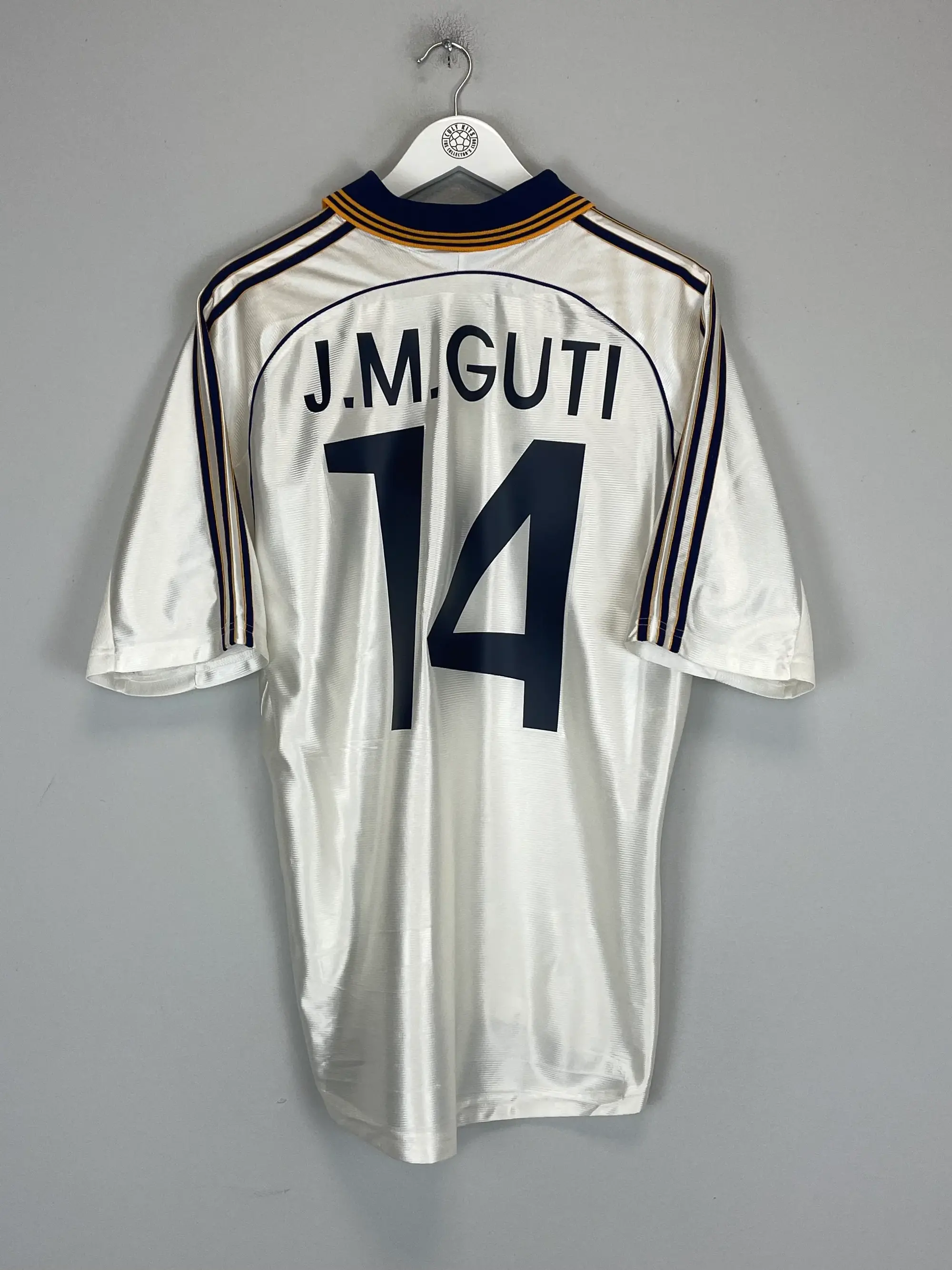 1998/00 REAL MADRID J.M GUTI #14 HOME SHIRT (M) ADIDAS | Cult Kits
