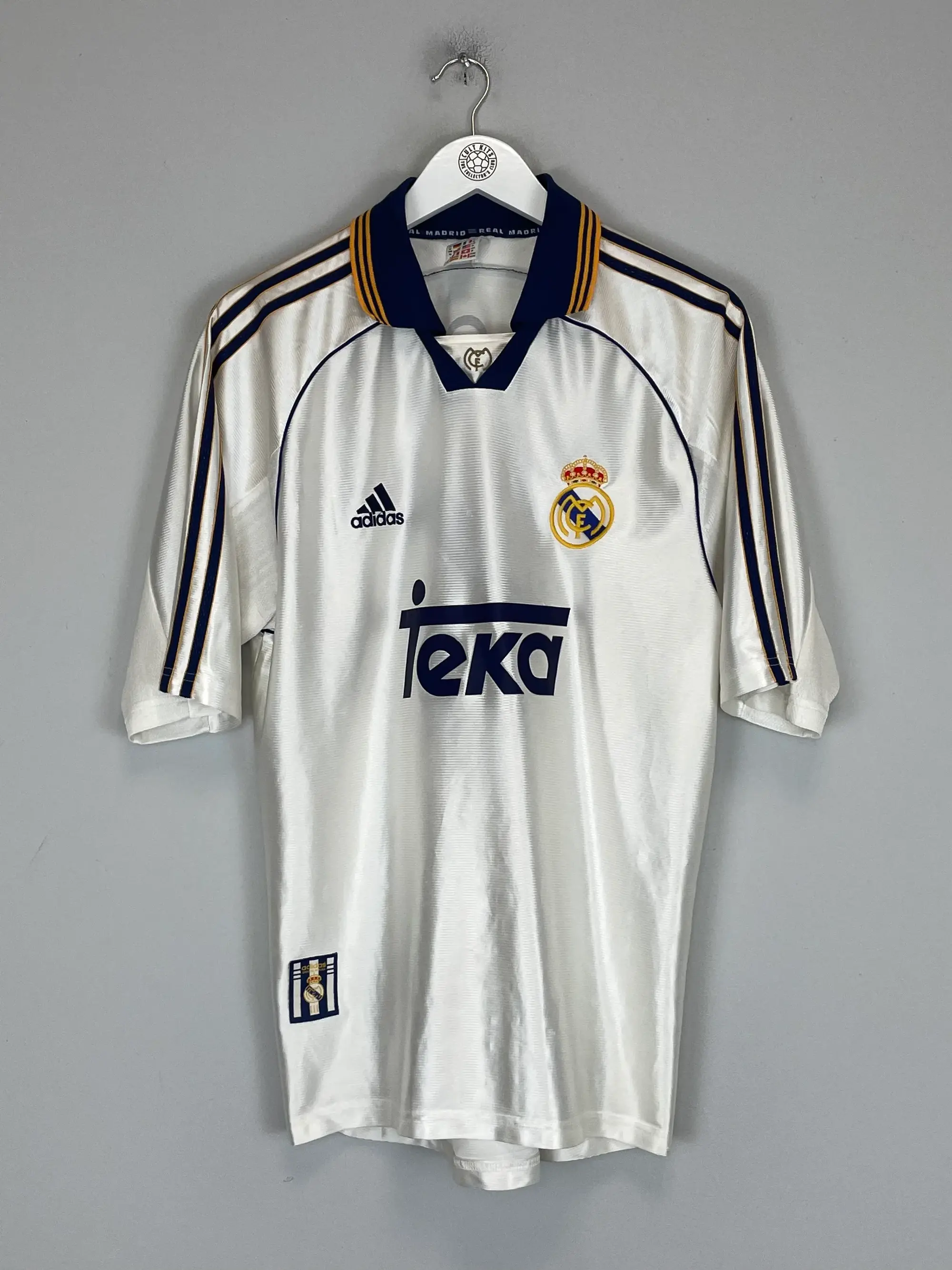 1998/00 REAL MADRID J.M GUTI #14 HOME SHIRT (M) ADIDAS | Cult Kits