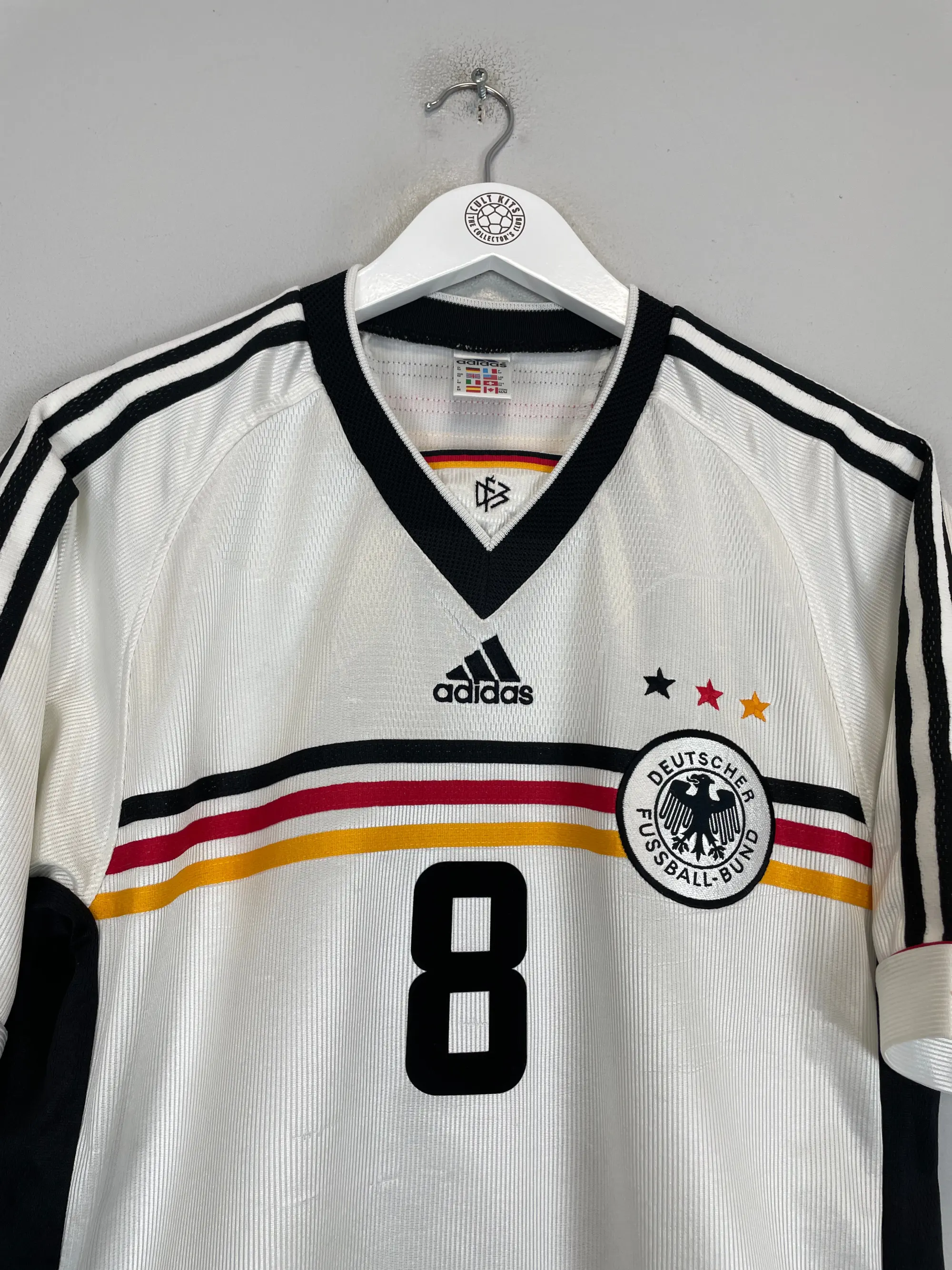 1998/00 GERMANY MATTHAUS #8 HOME SHIRT (M) ADIDAS | Cult Kits
