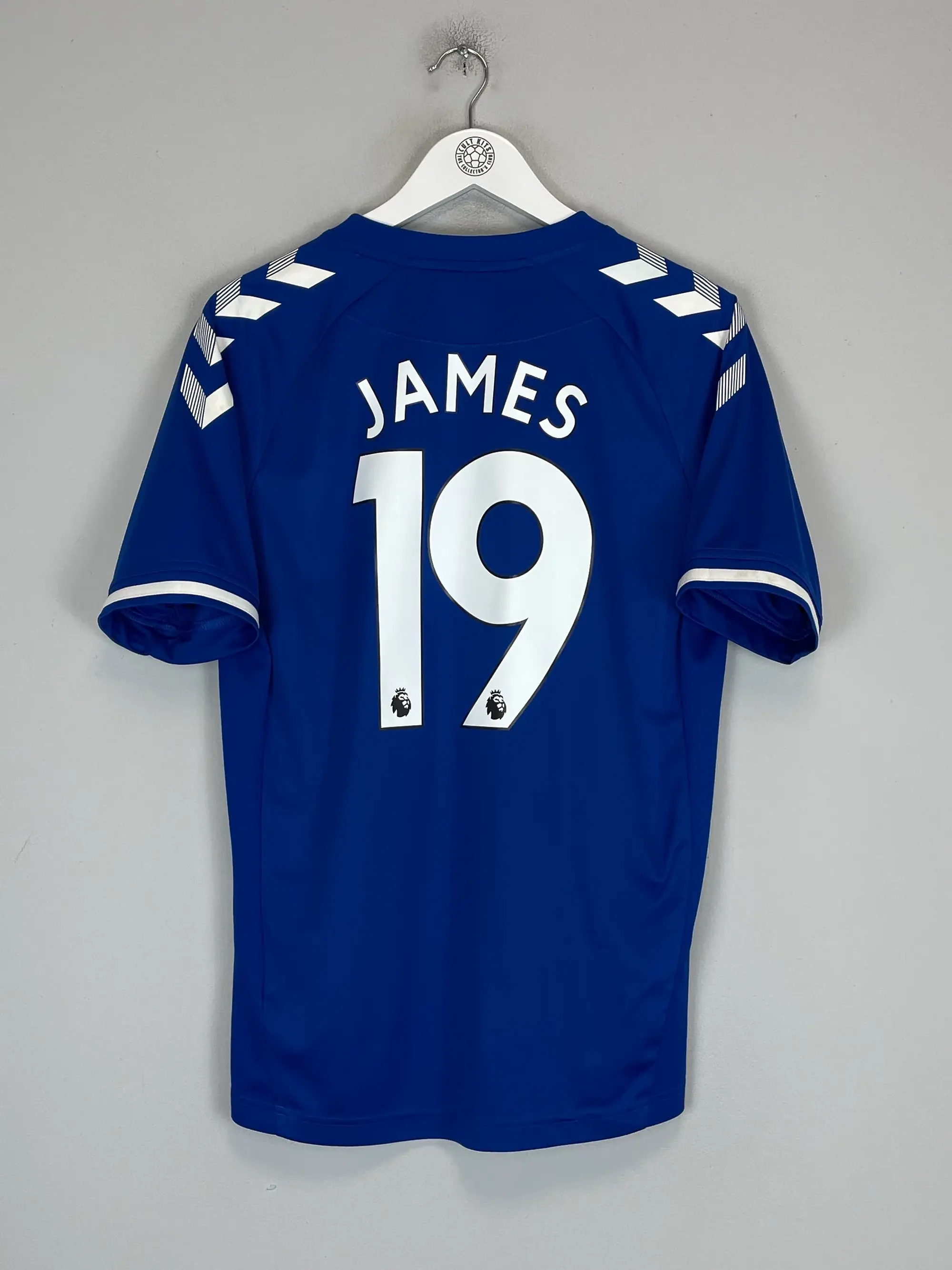 2020/21 EVERTON JAMES #19 HOME SHIRT (M) HUMMEL | Cult Kits