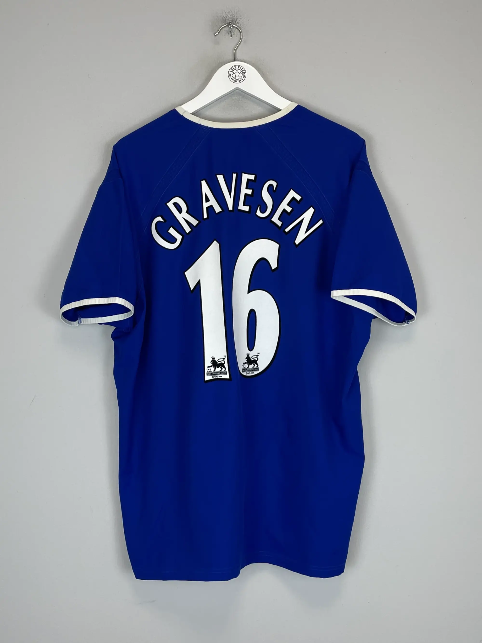 2003/04 EVERTON GRAVESEN #16 HOME SHIRT (XL) PUMA | Cult Kits