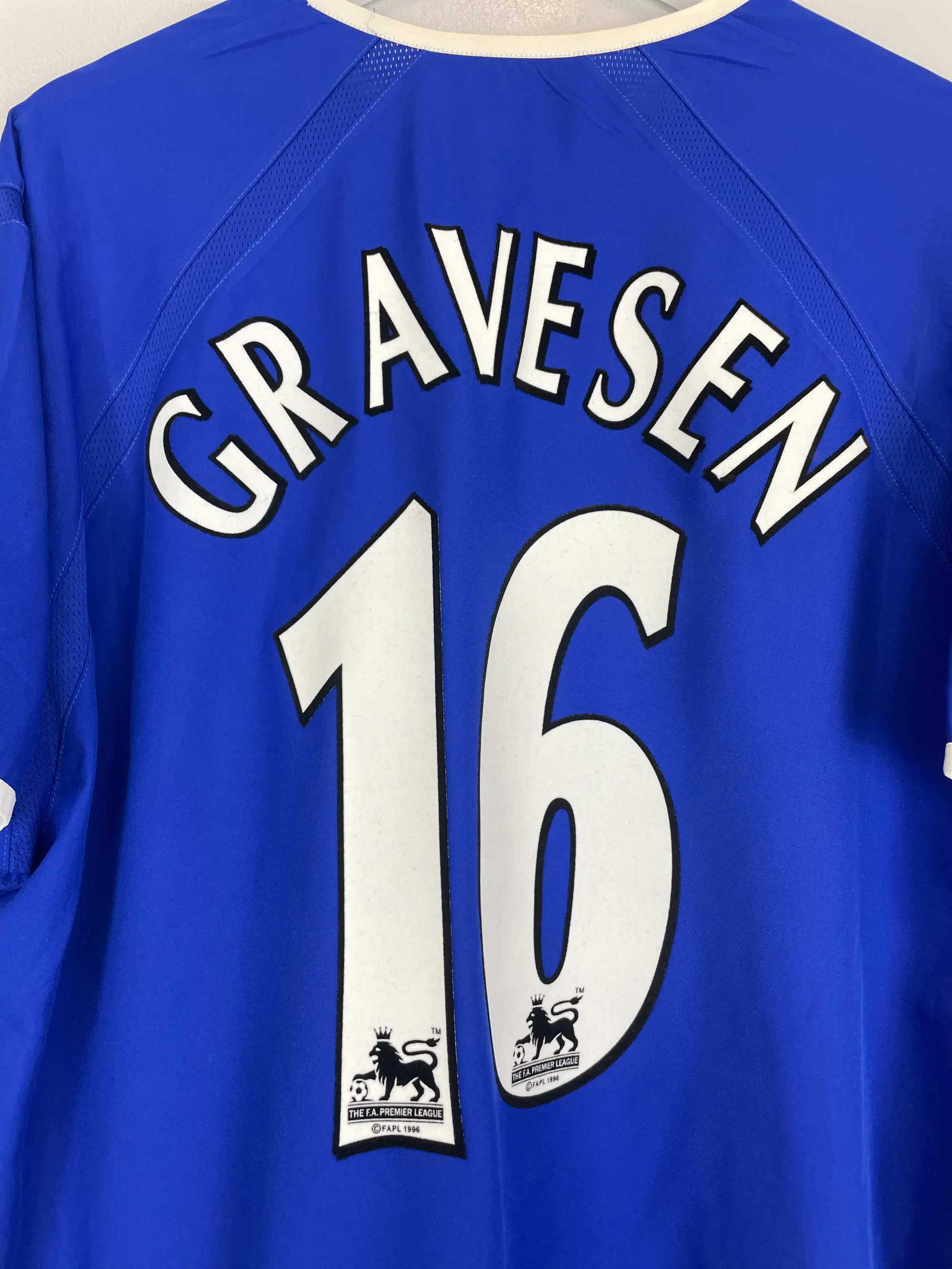 2003/04 EVERTON GRAVESEN #16 HOME SHIRT (XL) PUMA | Cult Kits