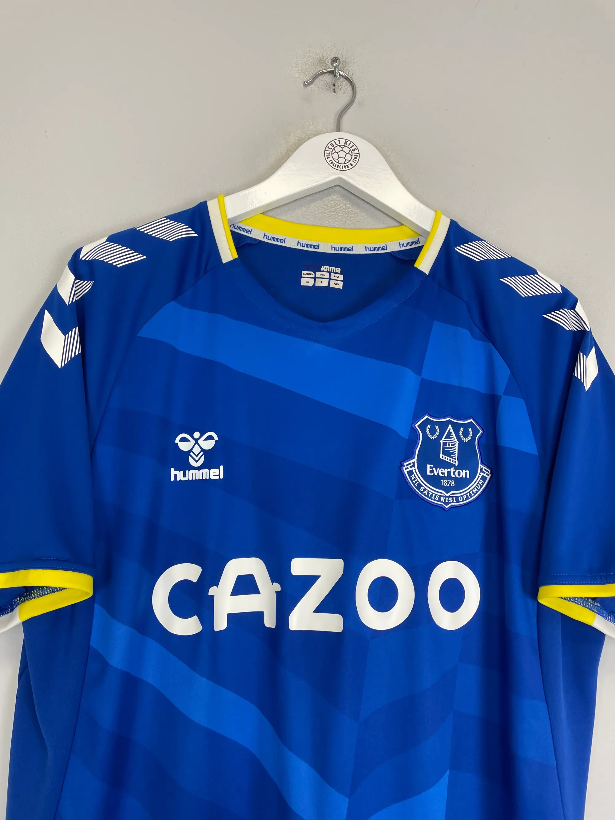 2021/22 EVERTON DOUCOURE #16 HOME SHIRT (L) HUMMEL | Cult Kits