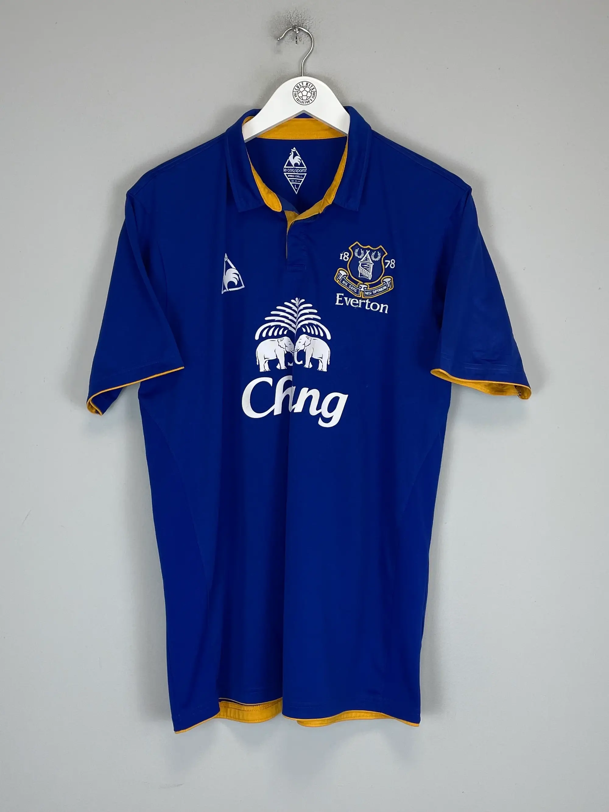 2011/12 EVERTON COLEMAN #23 HOME SHIRT (L) LE COQ | Cult Kits