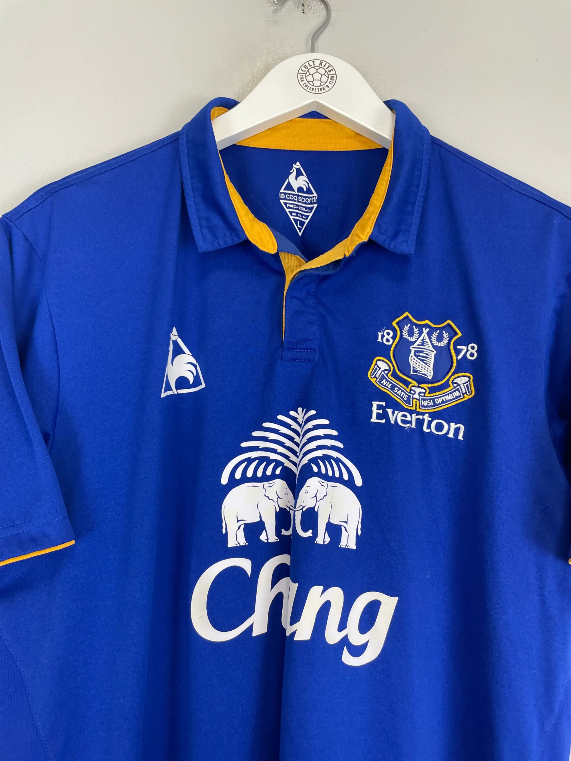 2011/12 EVERTON COLEMAN #23 HOME SHIRT (L) LE COQ | Cult Kits