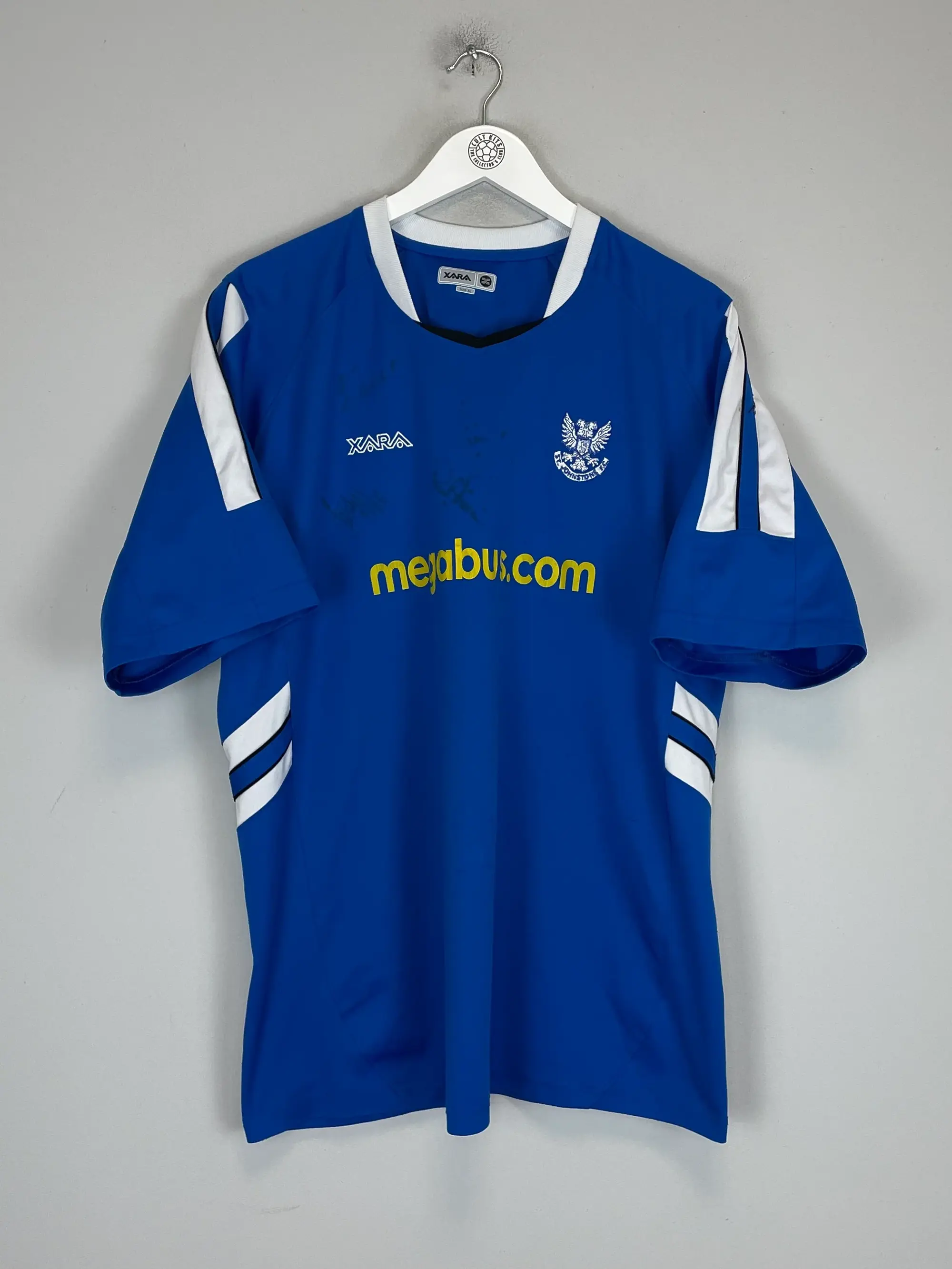 2005/06 ST JOHNSTONE *SIGNED* HOME SHIRT (XL) XARA | Cult Kits