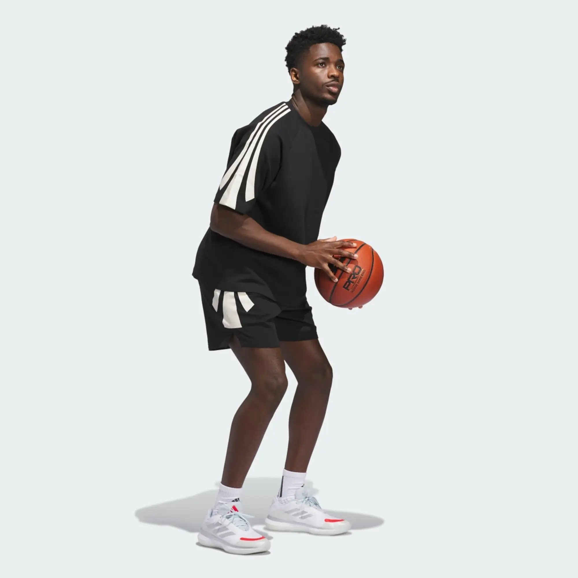 adidas adidas Basketball Short Sleeve Sweatshirt (Gender Neutral)