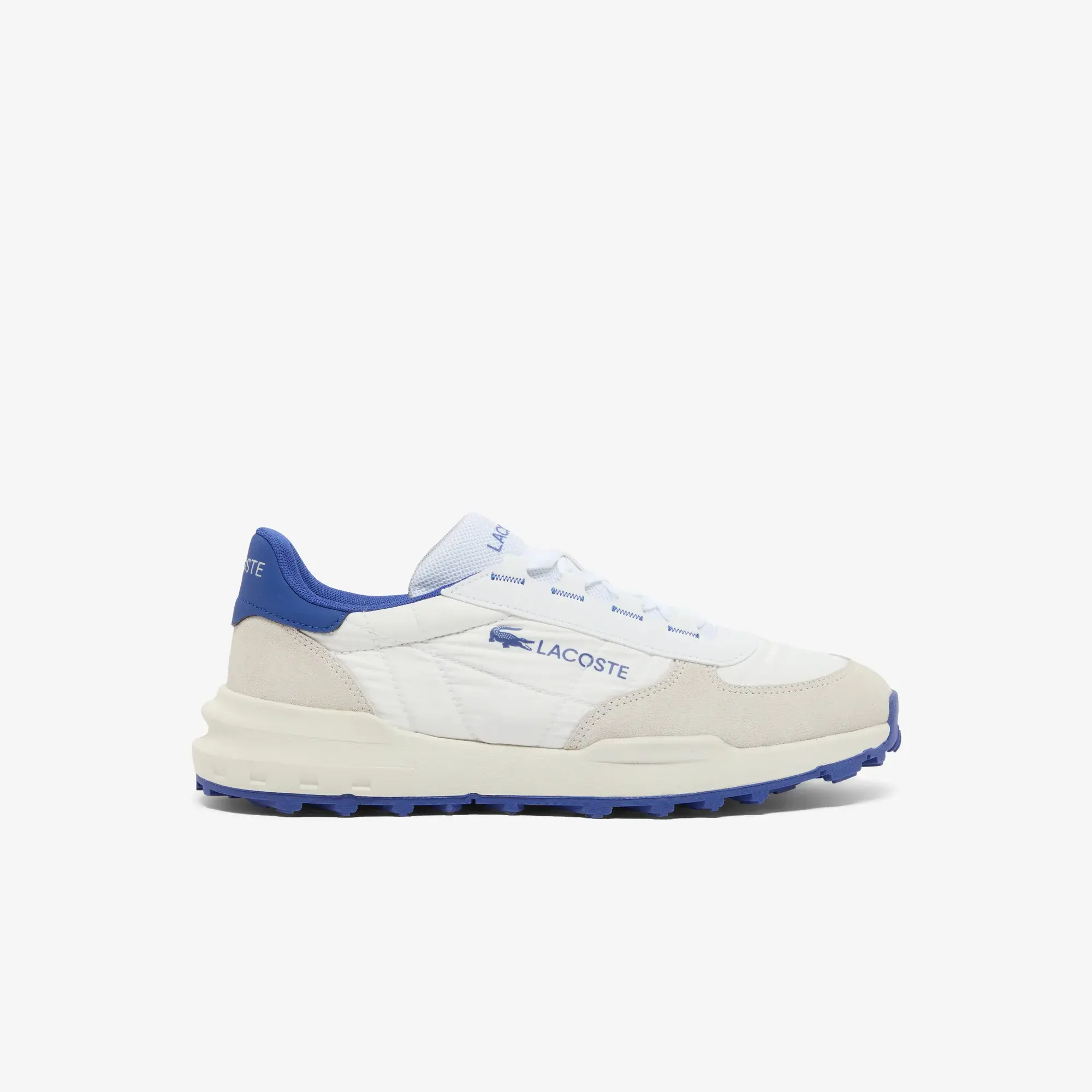 Lacoste Men's Elite Active Evo Sneakers - White & Blue