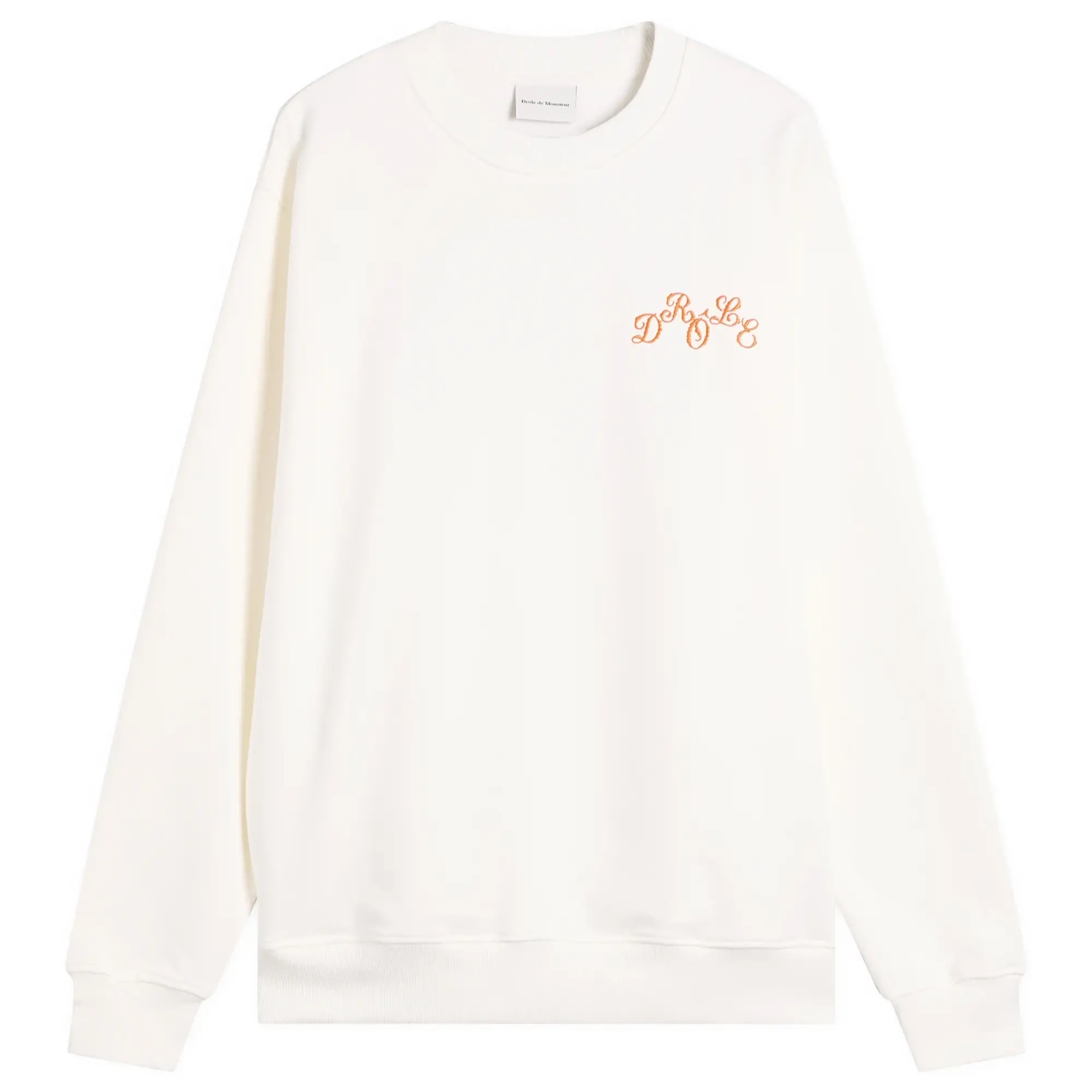 Drôle de Monsieur Men's Cocktail Tray Sweatshirt Off White