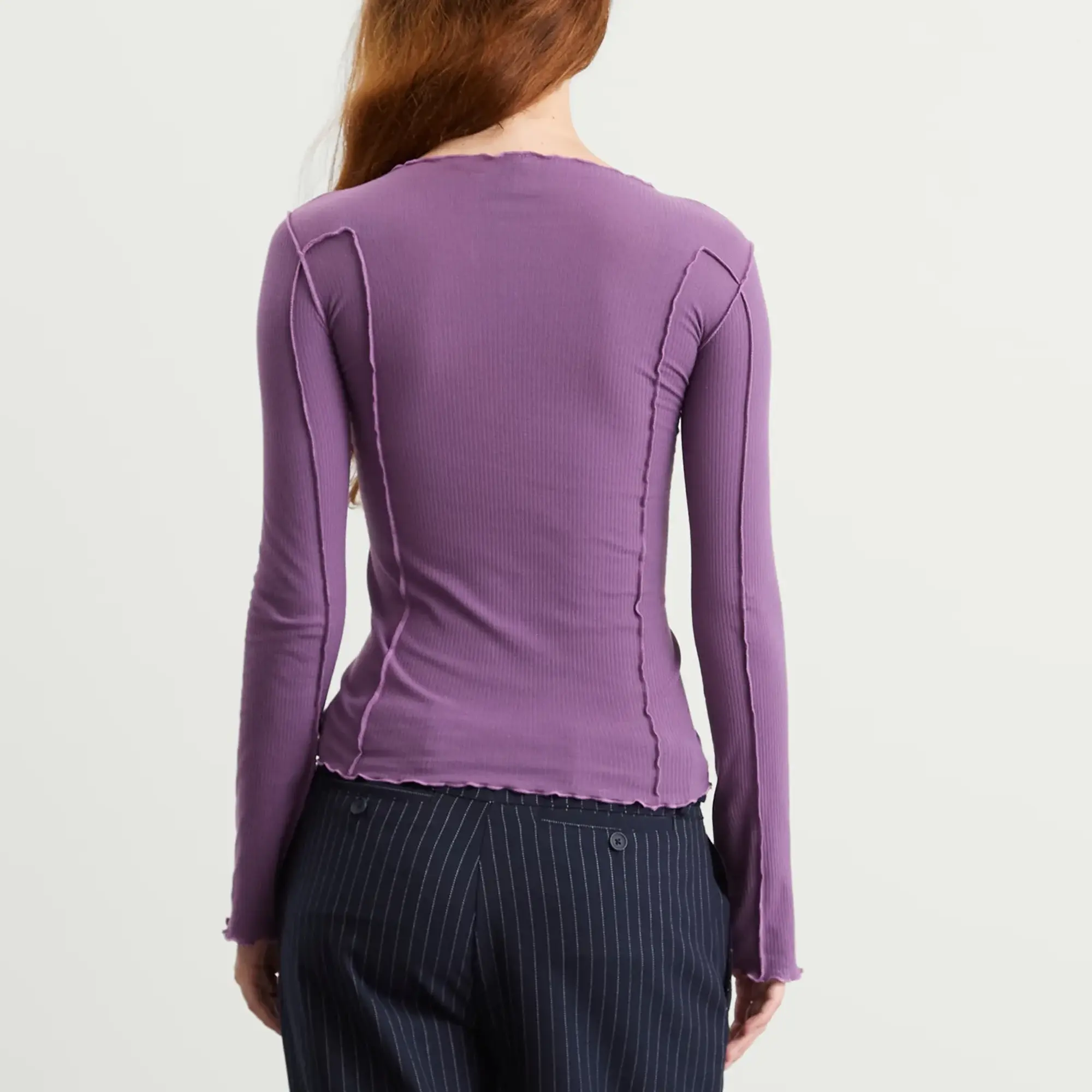 Baserange Women's Omato Long Sleeve T-Shirt Venet Purple