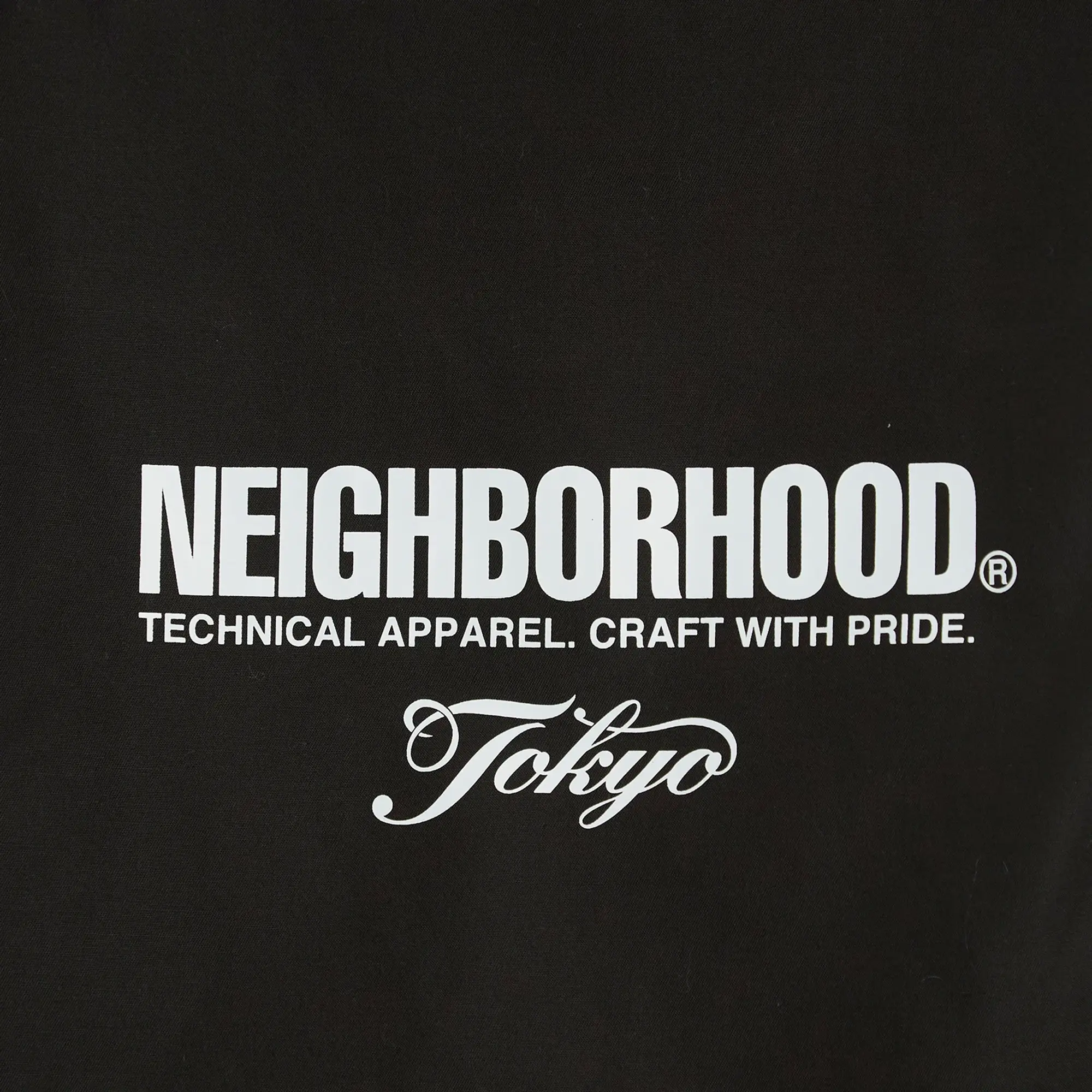 Neighborhood Men's Logo Shoulder Bag Black