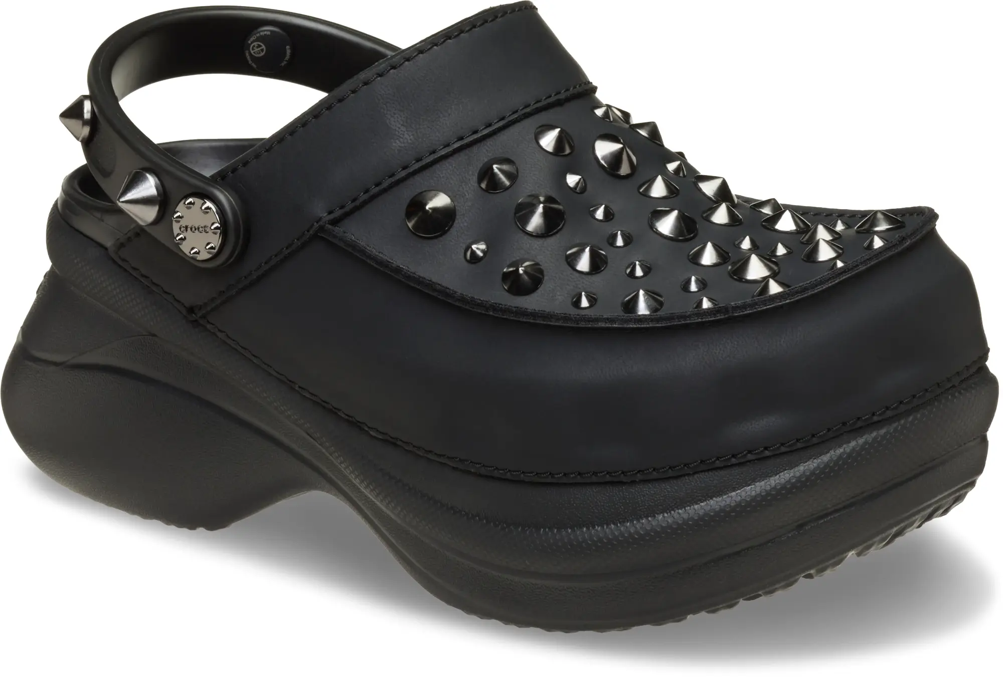 Crocs | Women | Bae Studded | Clogs | Black | missing