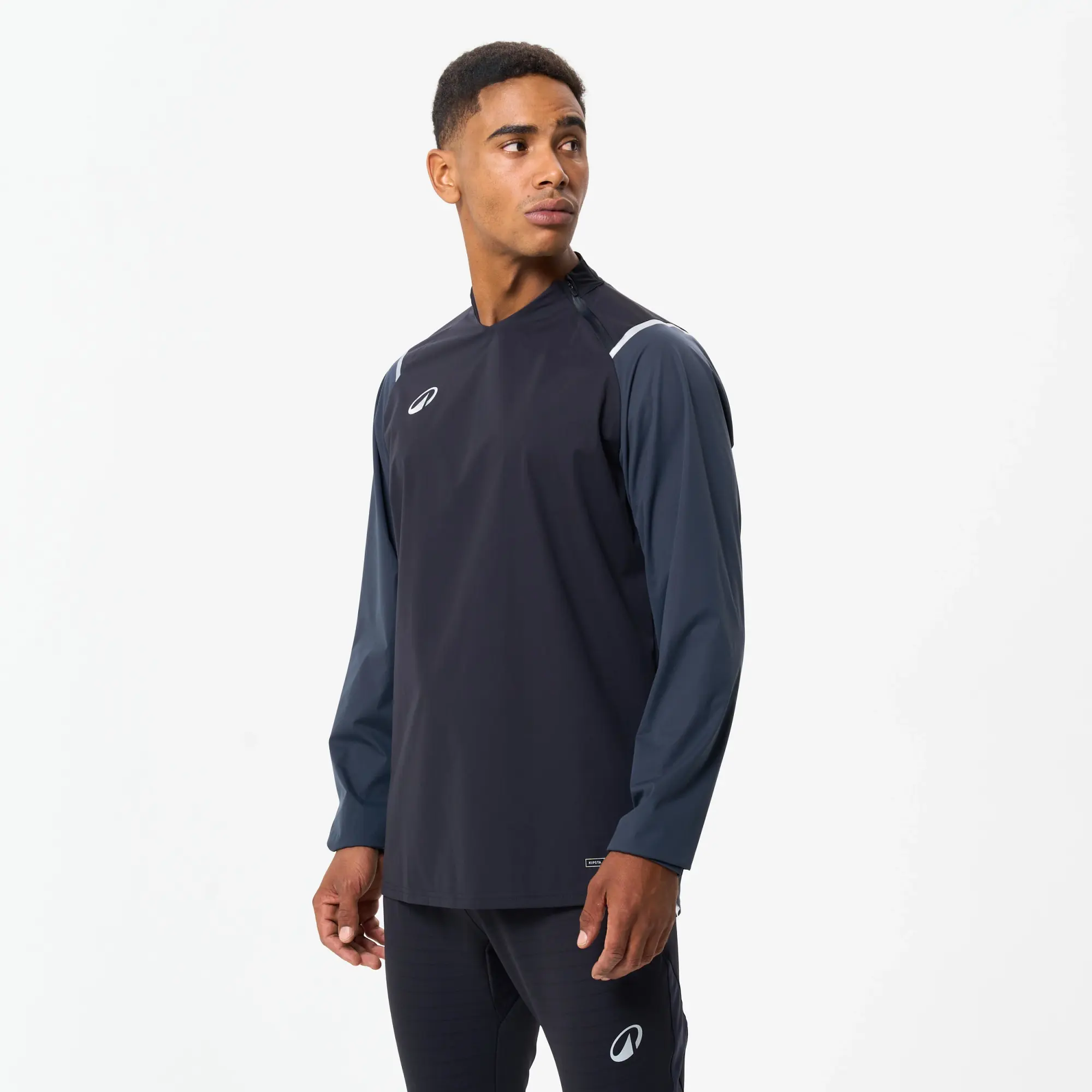 T500 Adult Waterproof Windproof Football Jacket - Blue