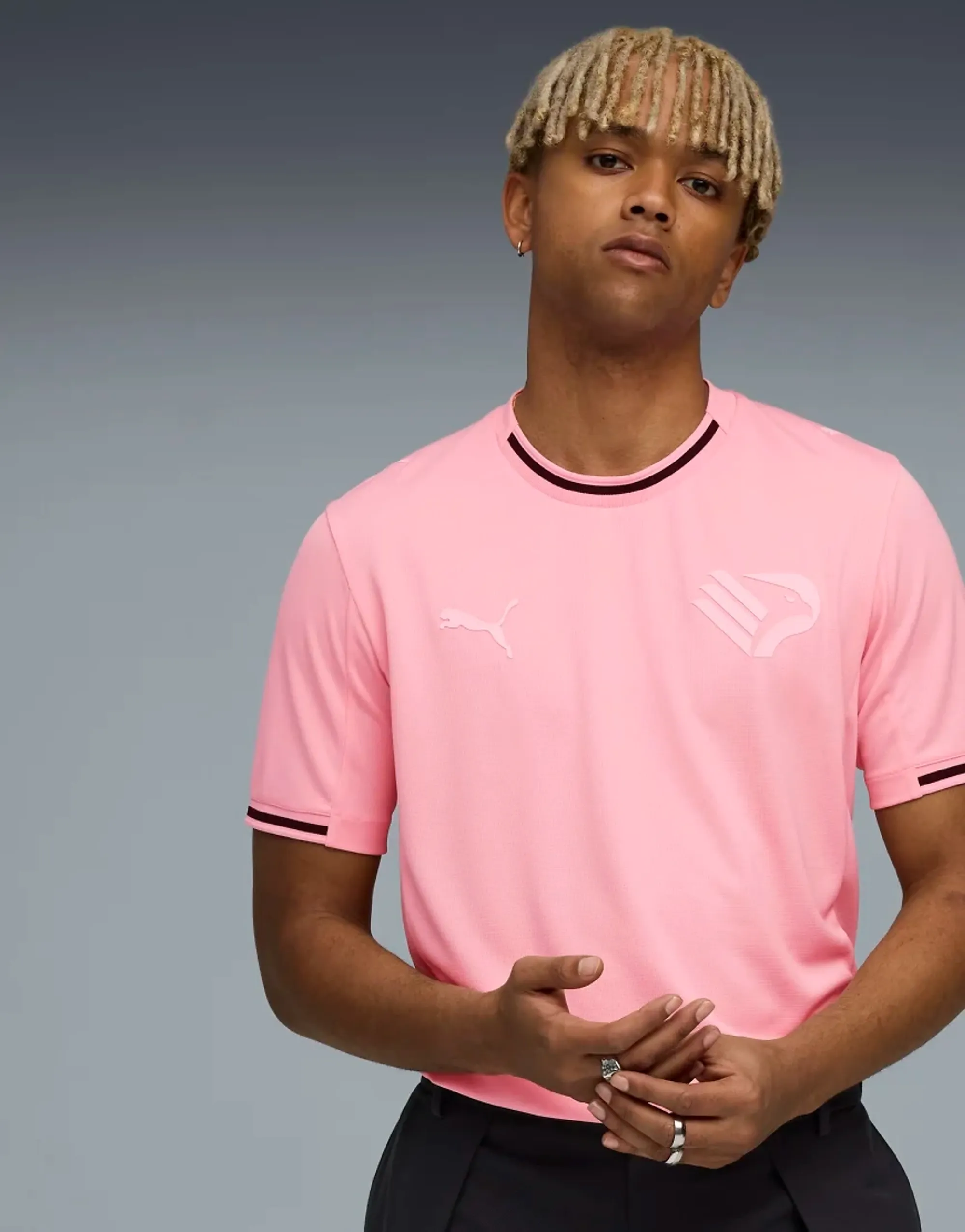 PUMA Palermo FC 25/26 Home Jersey Men in Pink | Size 3XL