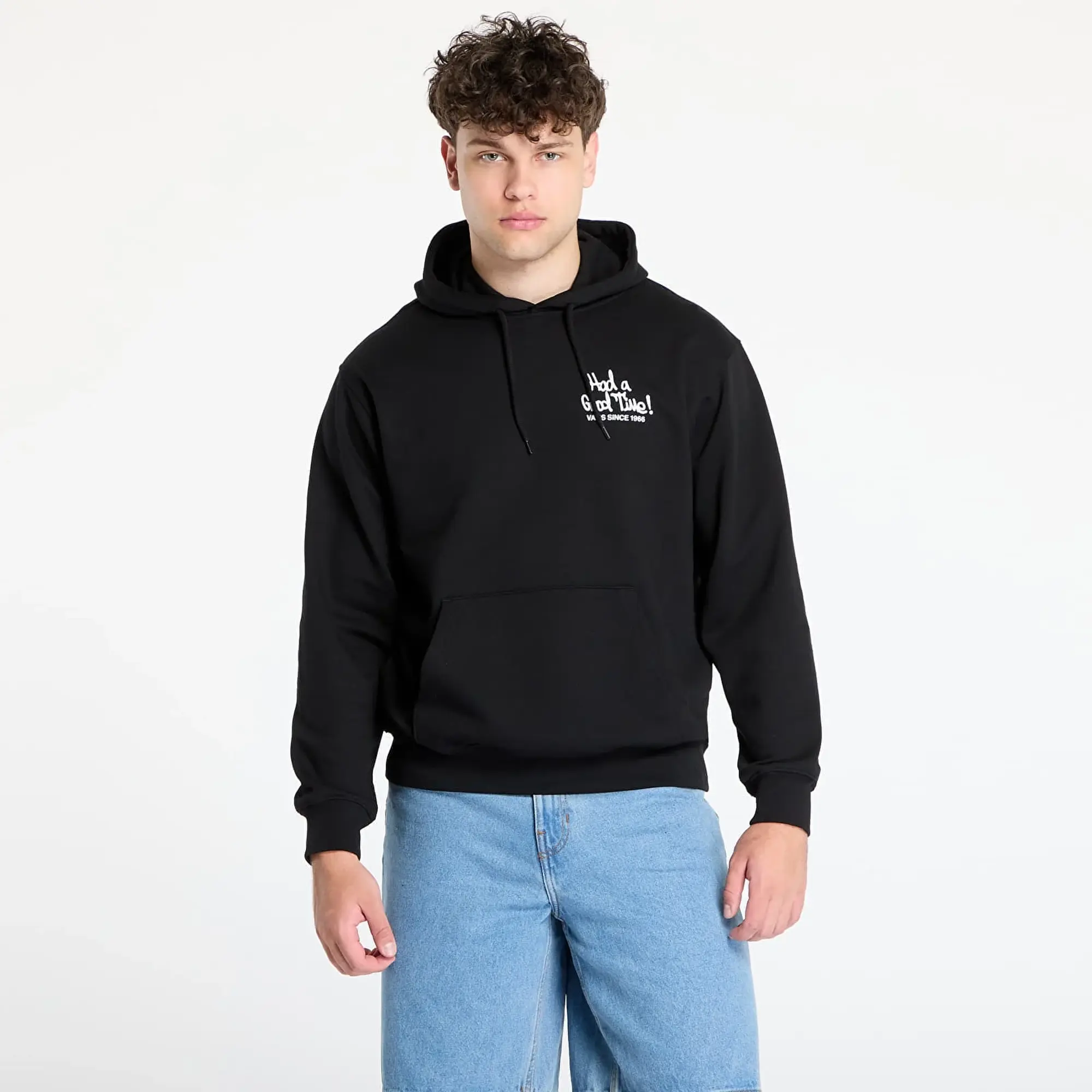 Sweatshirt Vans Good Times Pullover Black M