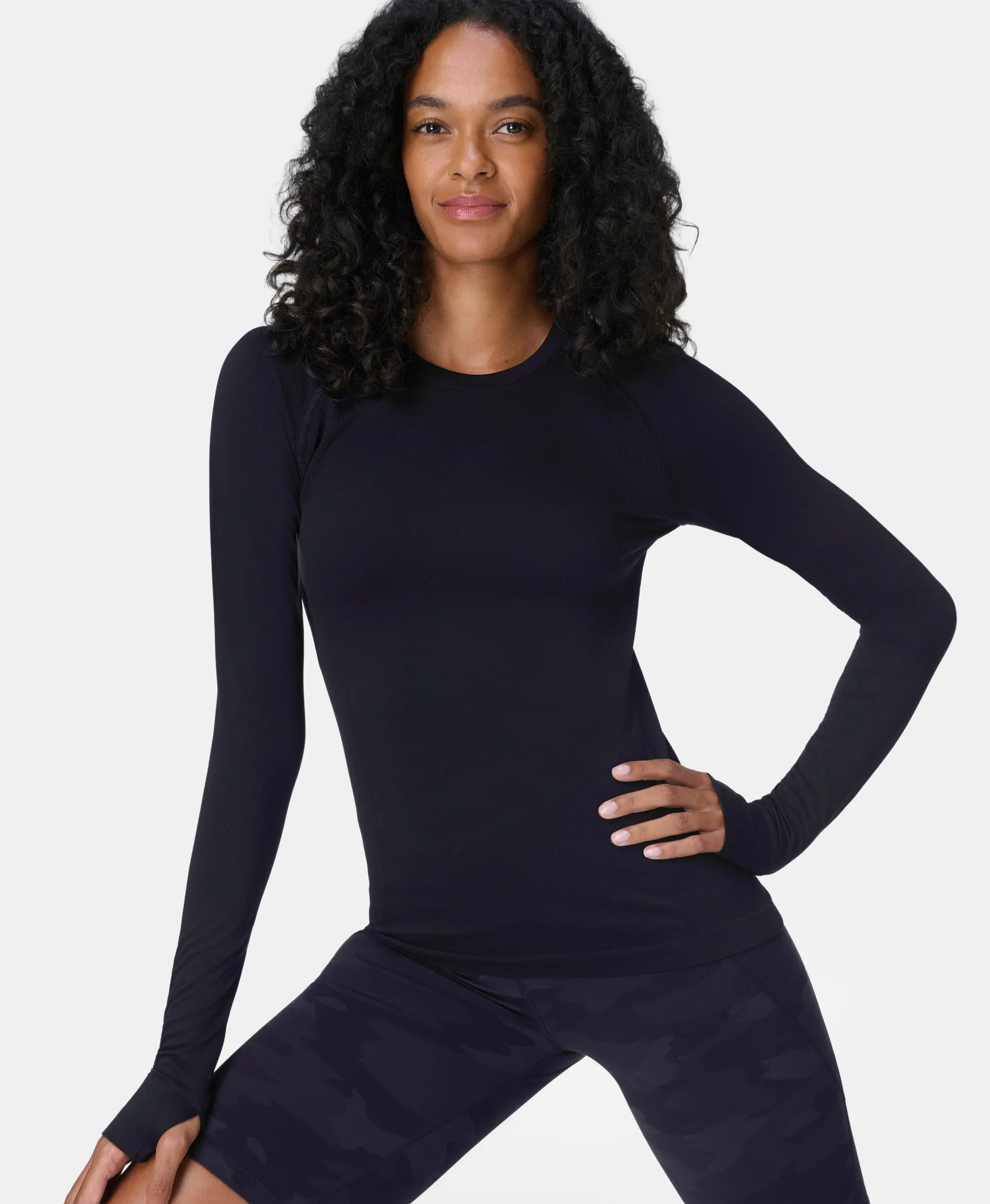 Athlete Seamless Workout Long Sleeve Top