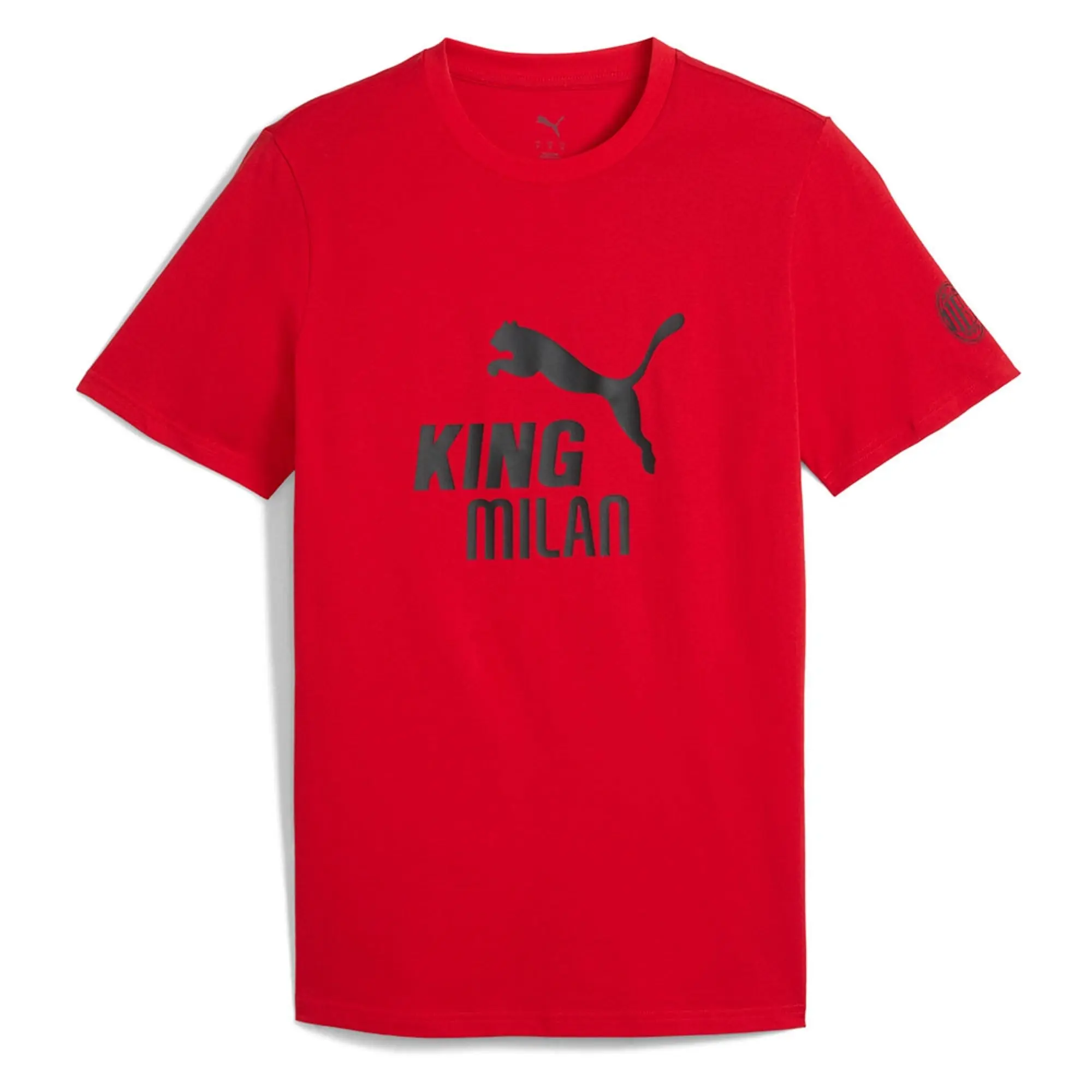 Acm King Logo Tee For All Time Red-Puma Black - ['Red']