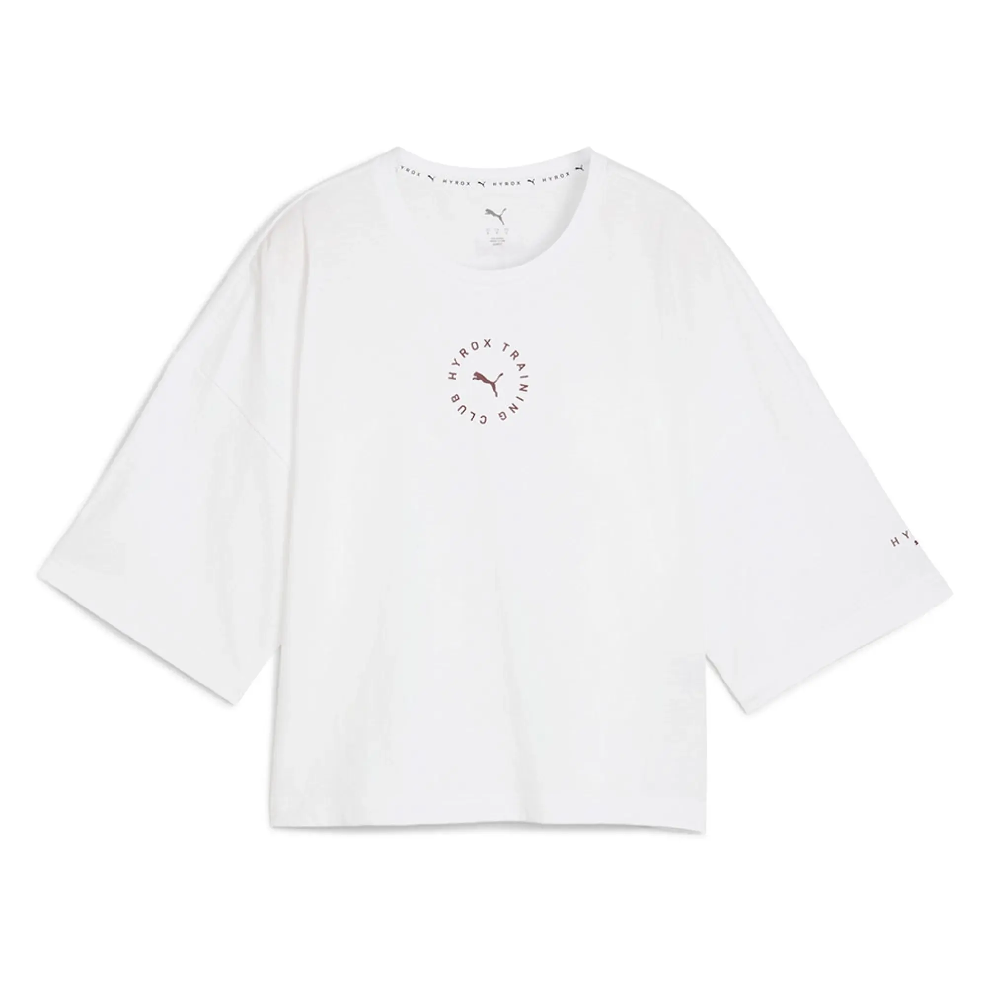 PUMA x HYROX Cropped Lifestyle Tee Women, White