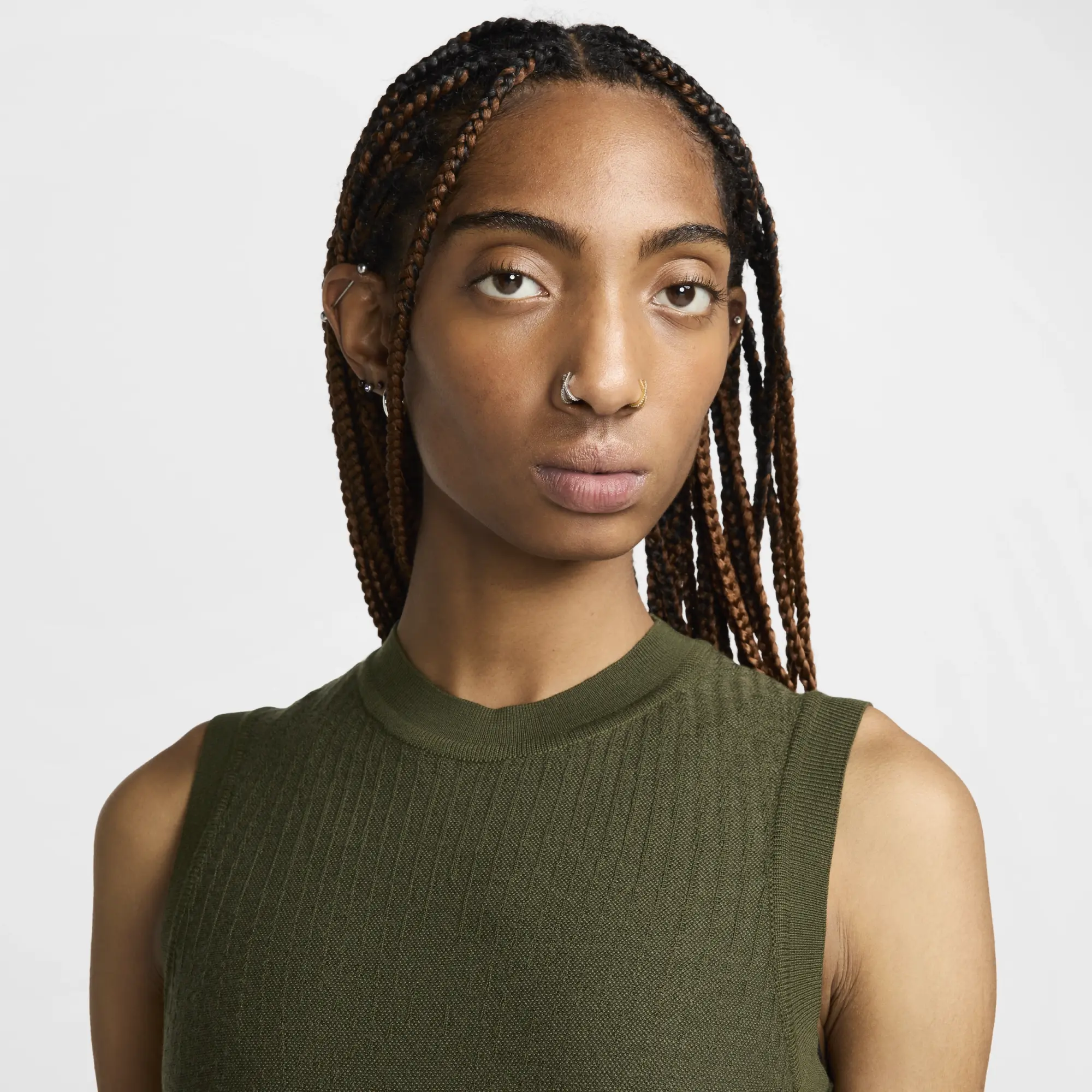 Nike Every Stitch Considered Women's Knit Dress - Green - Wool