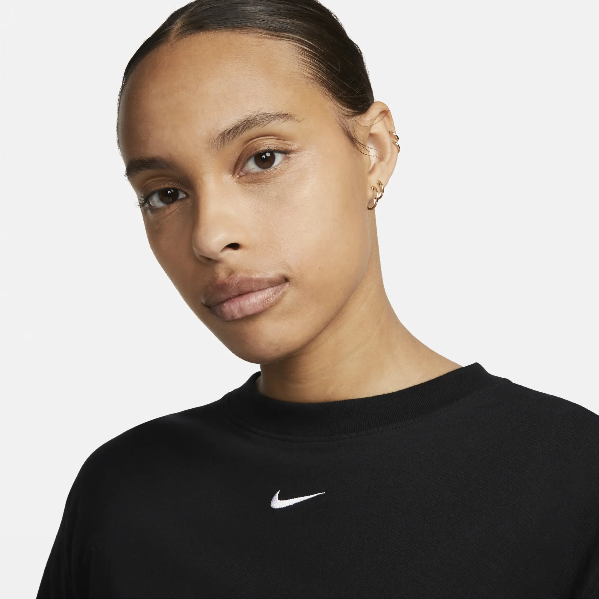 Nike Sportswear Chill Knit Women's Oversized T-Shirt Dress - Black - Cotton