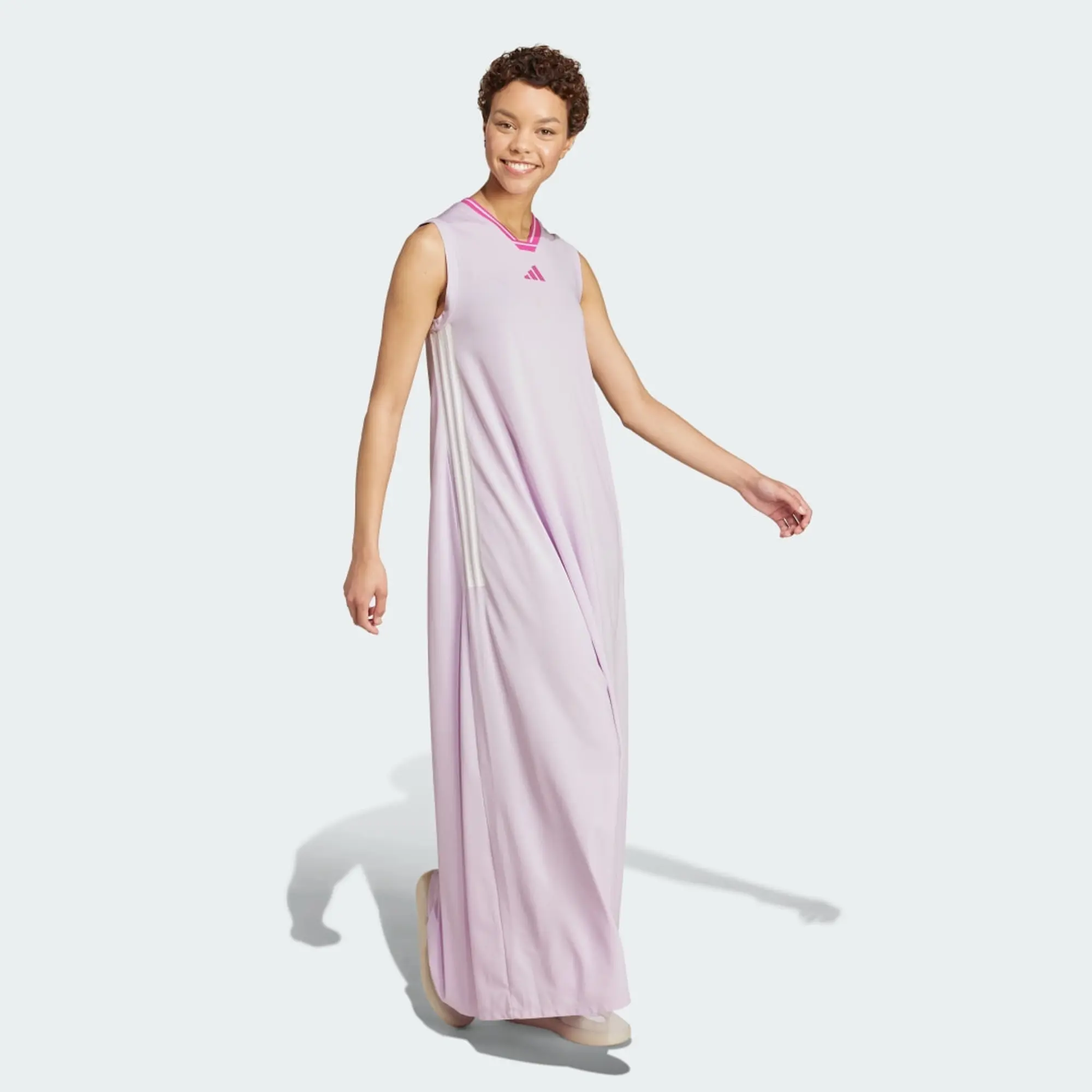 adidas Tiro Cut 3-Stripes Soft Mesh Long Dress