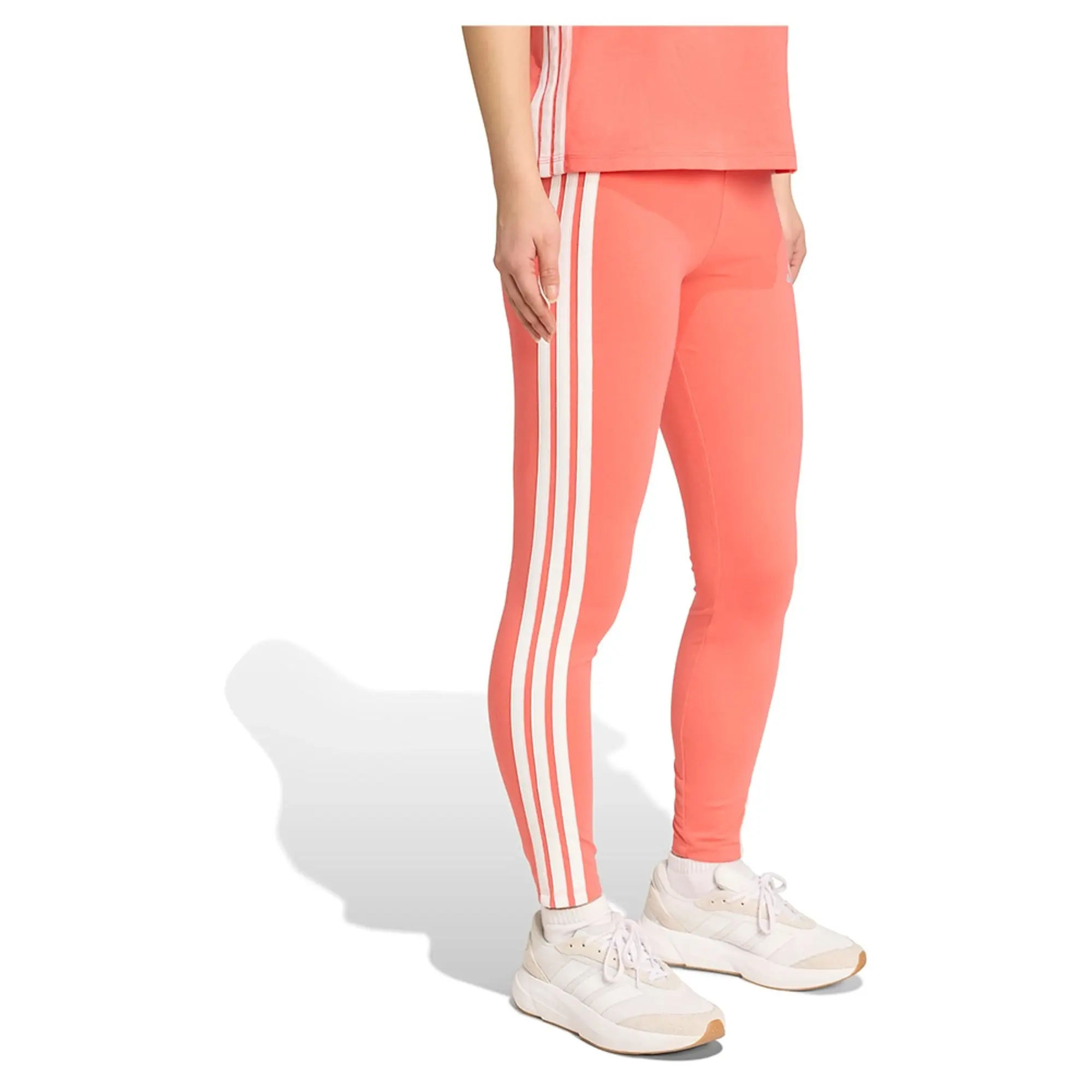 Adidas Essentials 3 Stripes Cotton Leggings