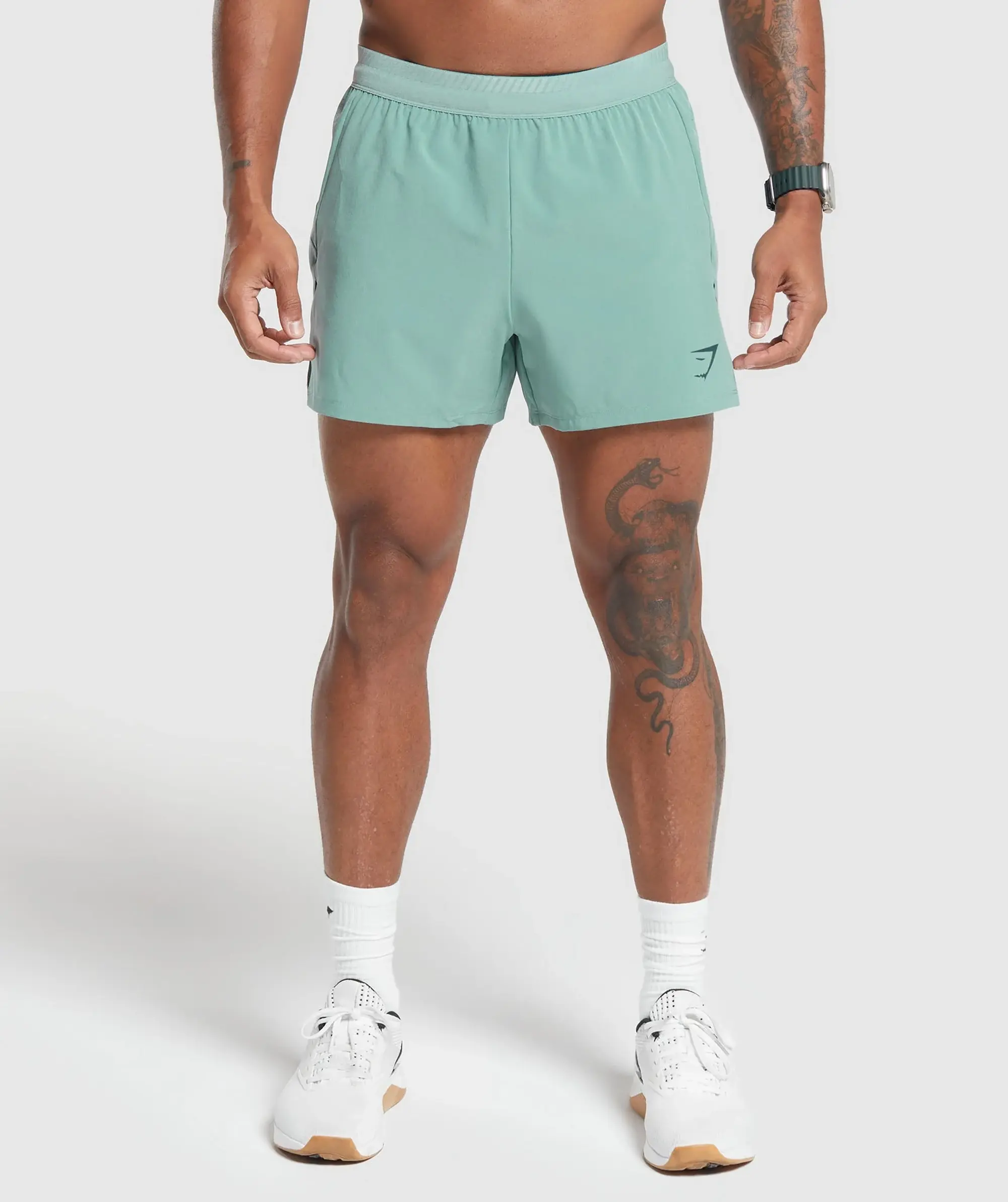  Apex Run 4" Shorts - Duck Egg Blue