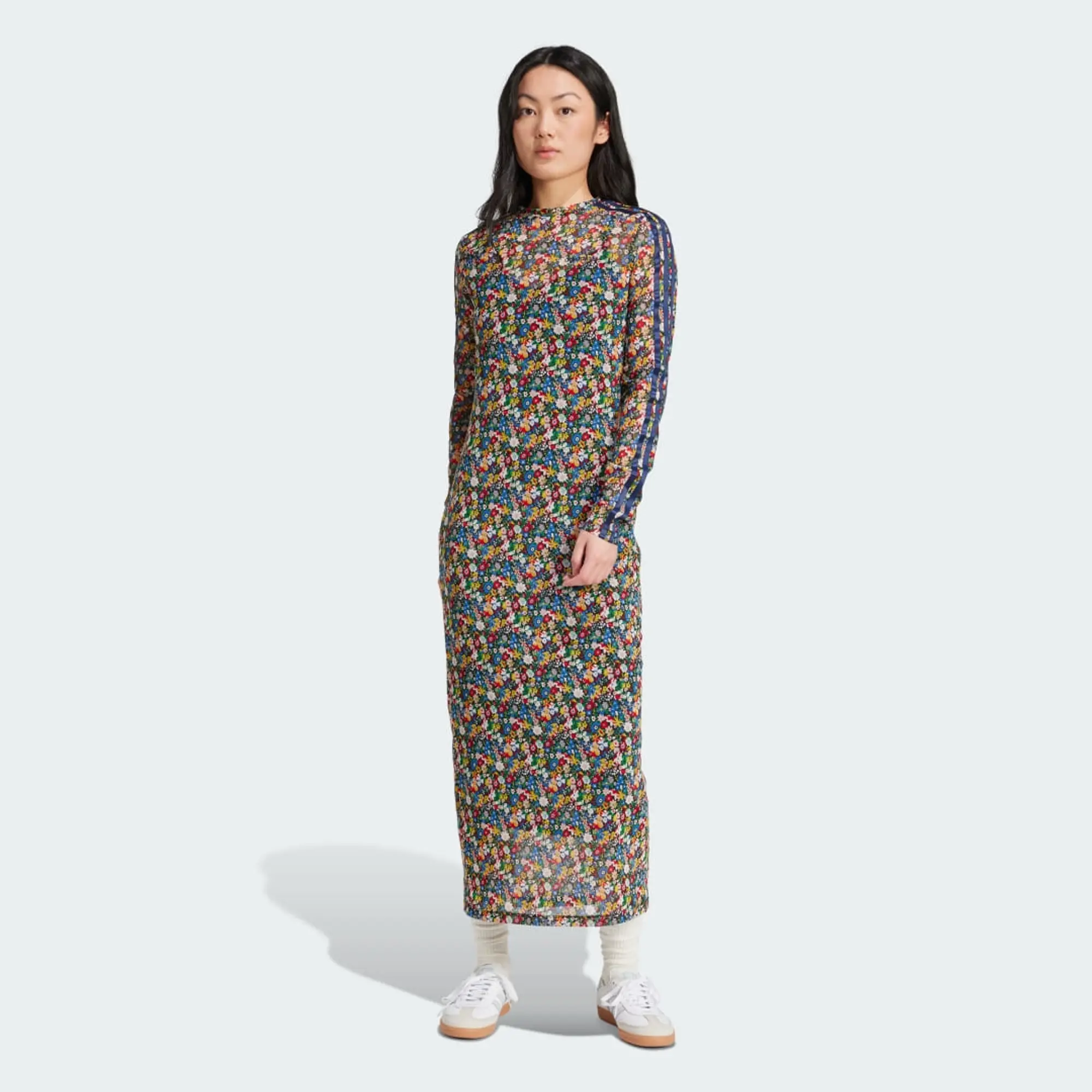 adidas adidas Originals x Liberty London Mesh Maxi Dress