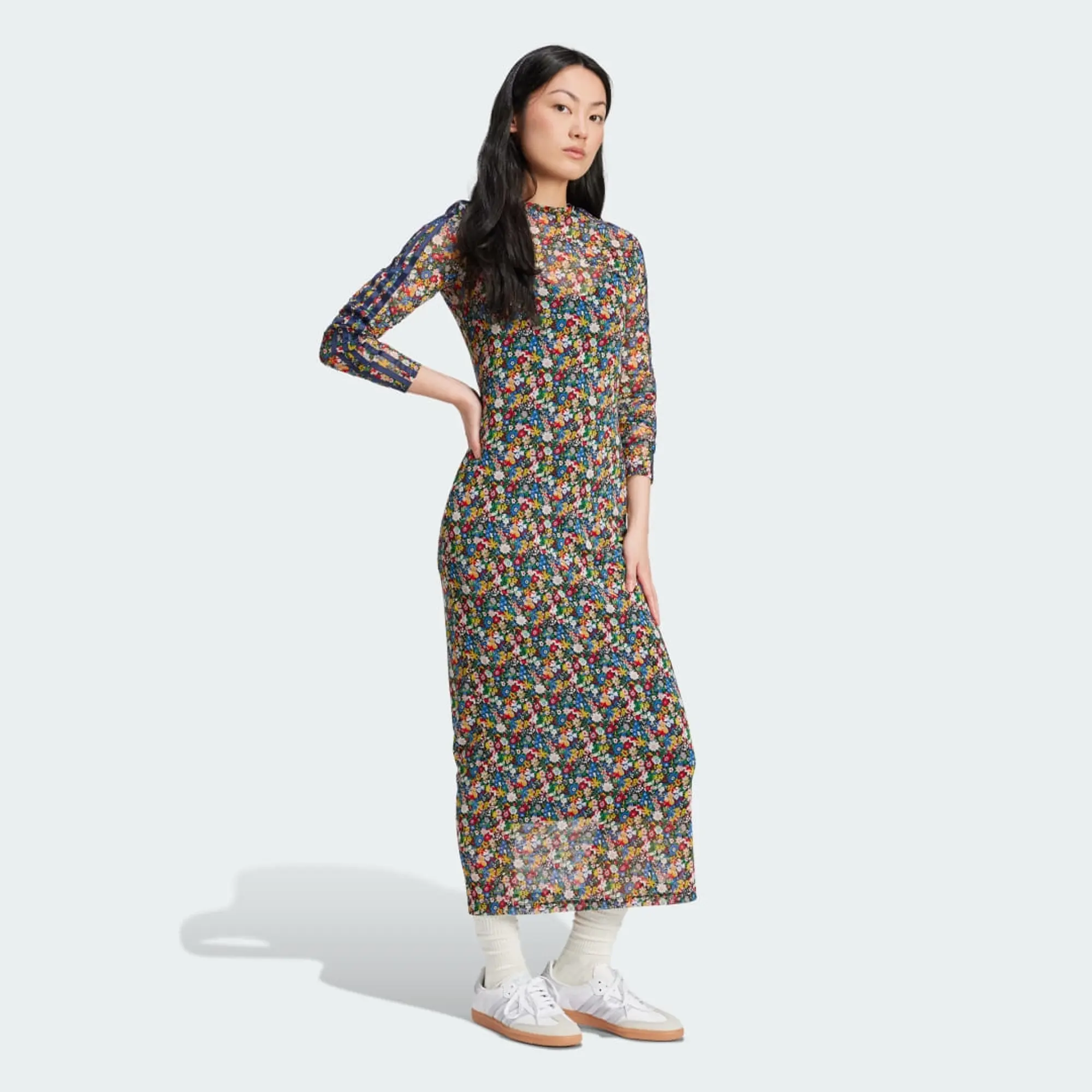 adidas adidas Originals x Liberty London Mesh Maxi Dress