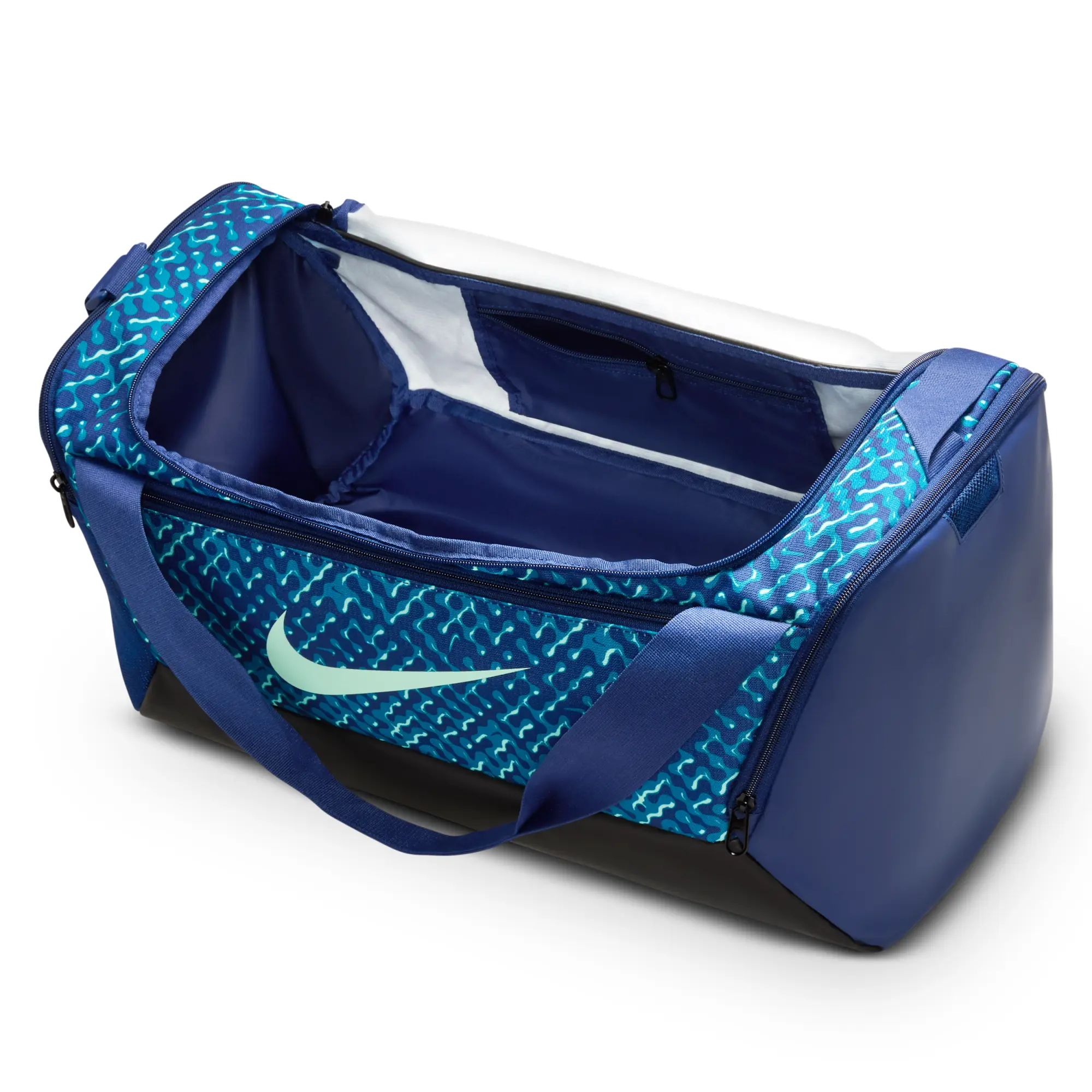 Nike Brasilia Duffel Bag (Small, 41L) - Blue - Sustainable Materials