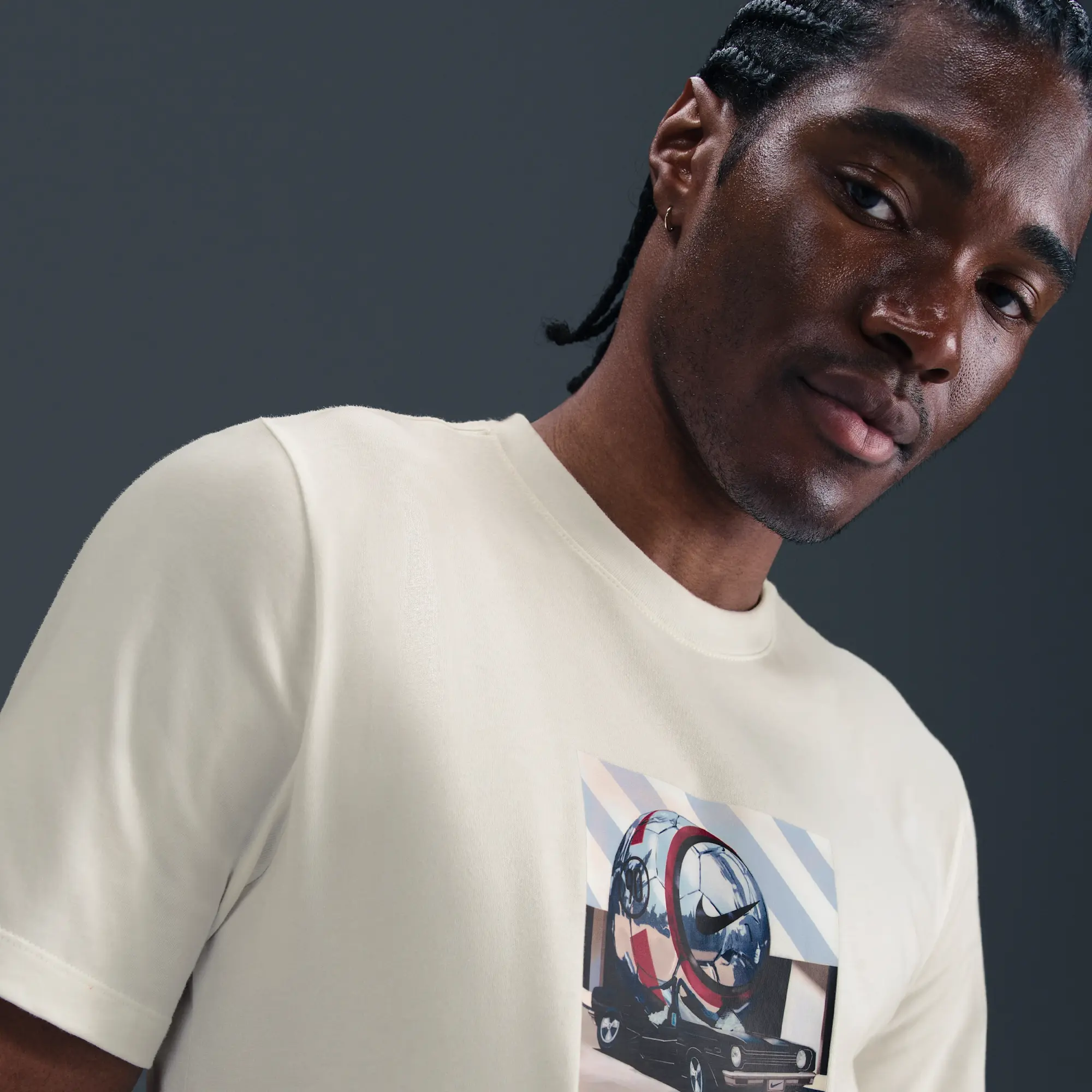 Nike Men's Football T-Shirt - White