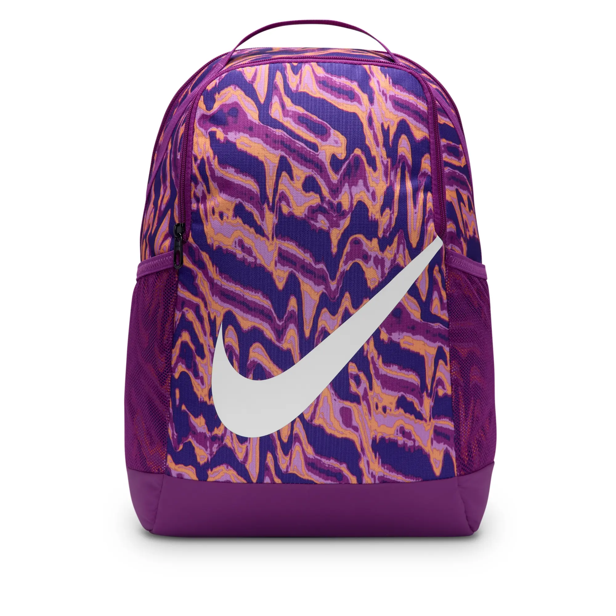 Nike Brasilia Kids' Backpack (18L) - Purple - Sustainable Materials