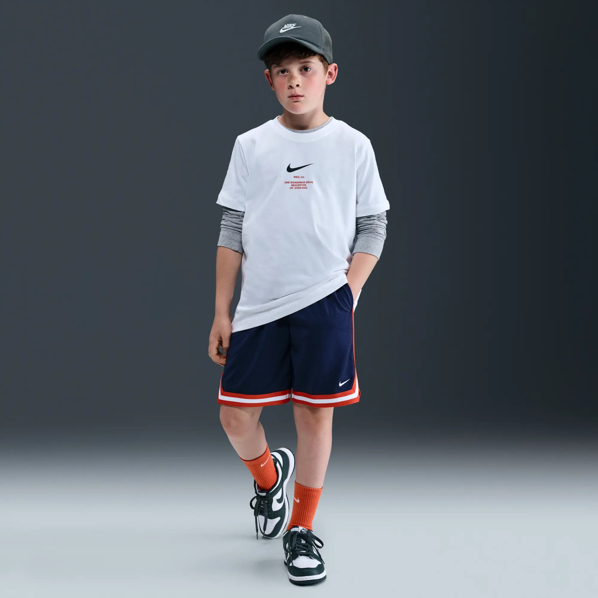 Nike Sportswear Older Kids' (Boys') T-Shirt - White