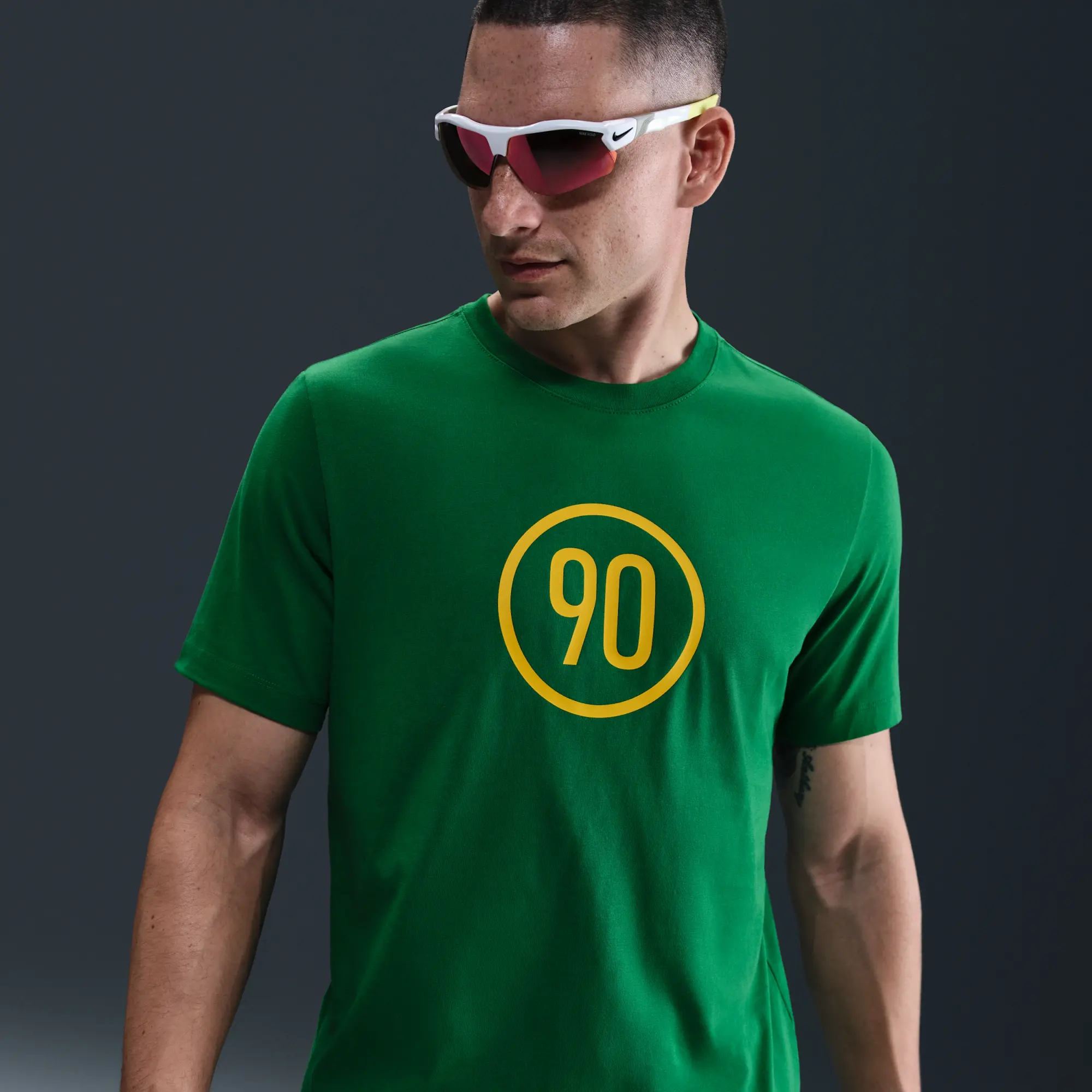 Nike Total 90 Men's Football T-Shirt - Green