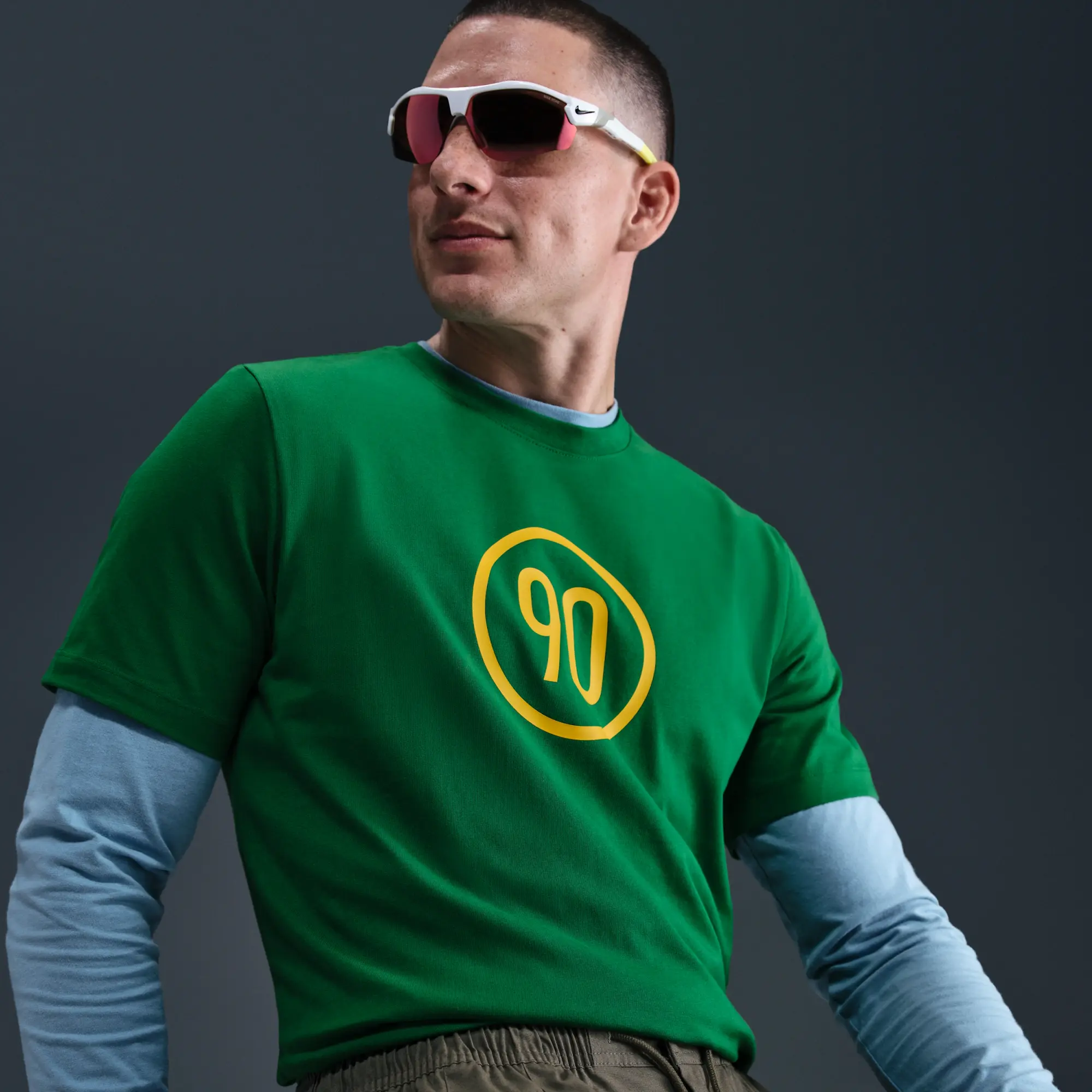 Nike Total 90 Men's Football T-Shirt - Green