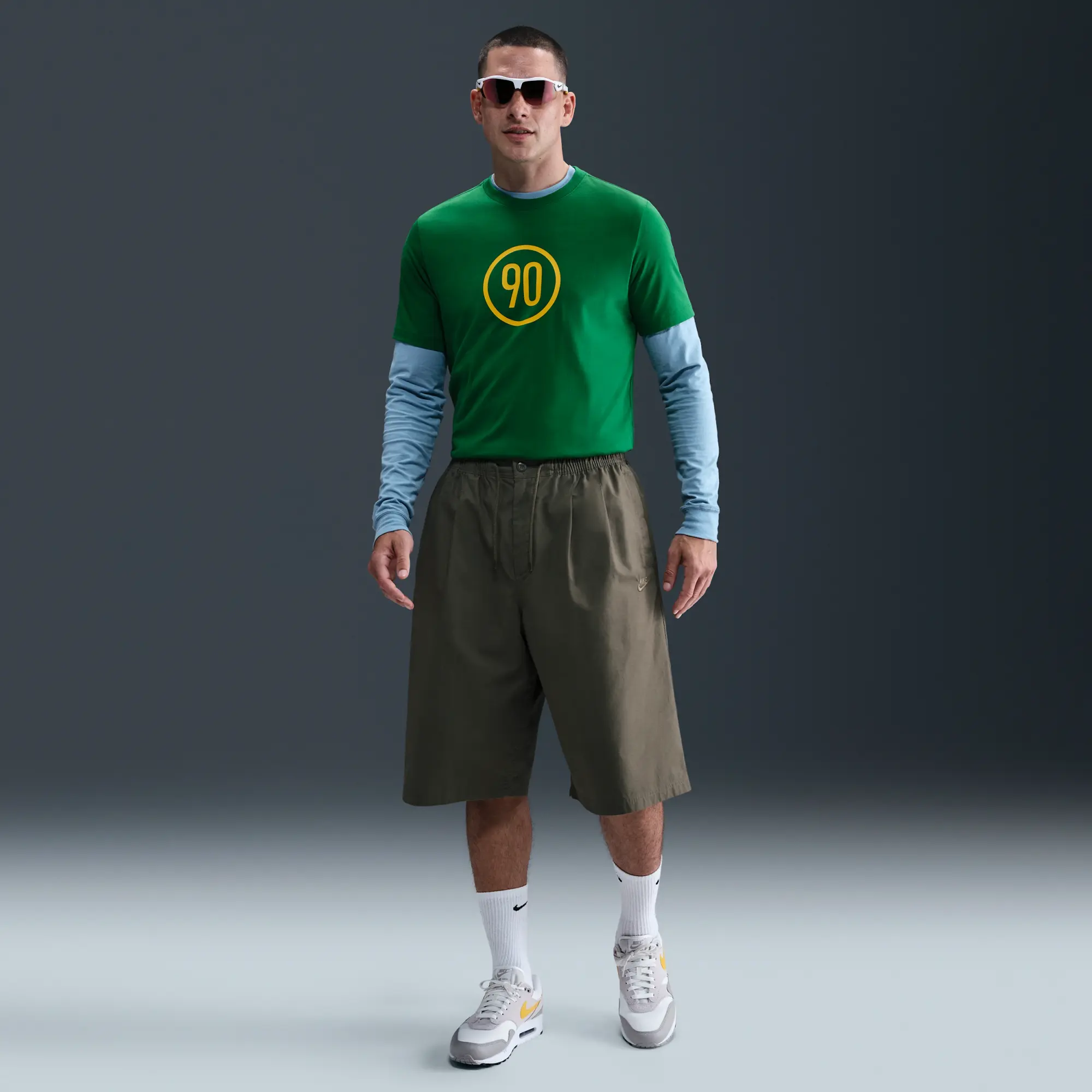 Nike Total 90 Men's Football T-Shirt - Green