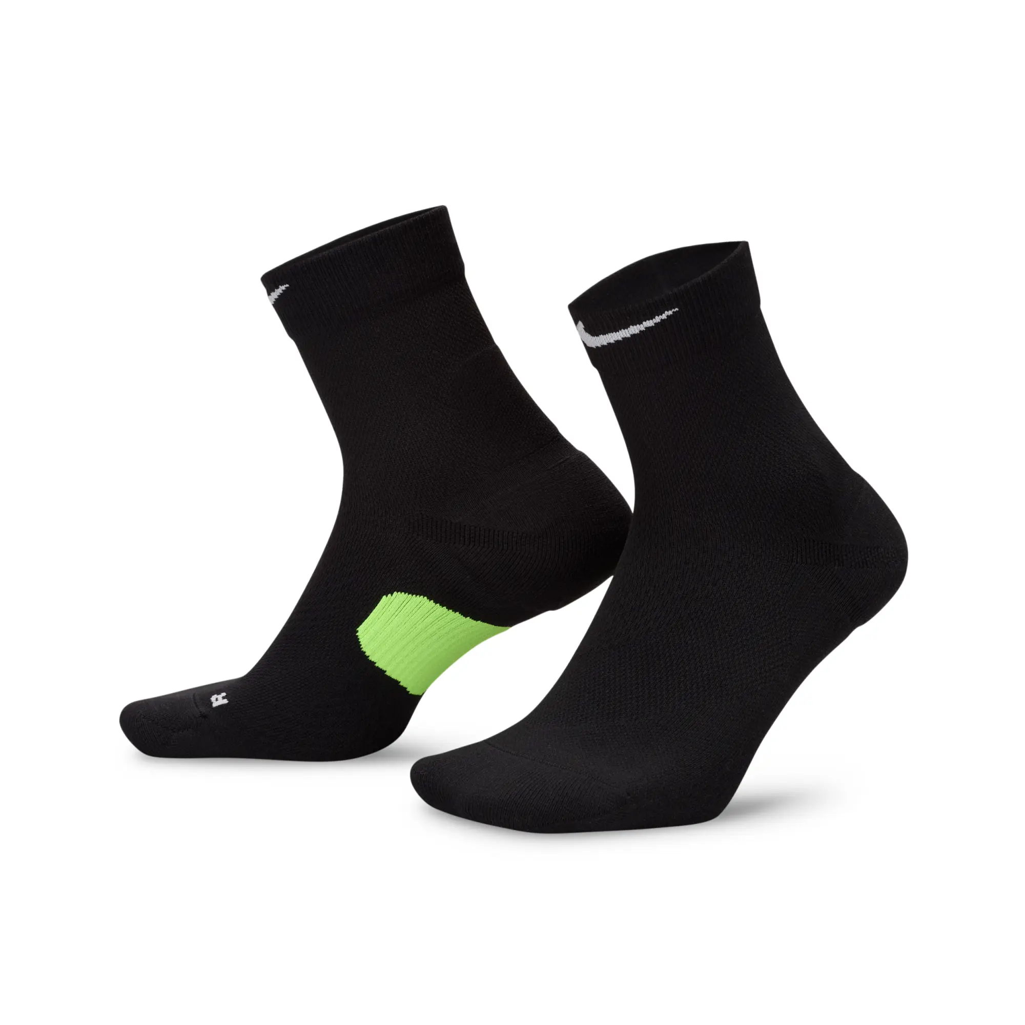 Nike Midweight Running Micro Crew Socks - Black