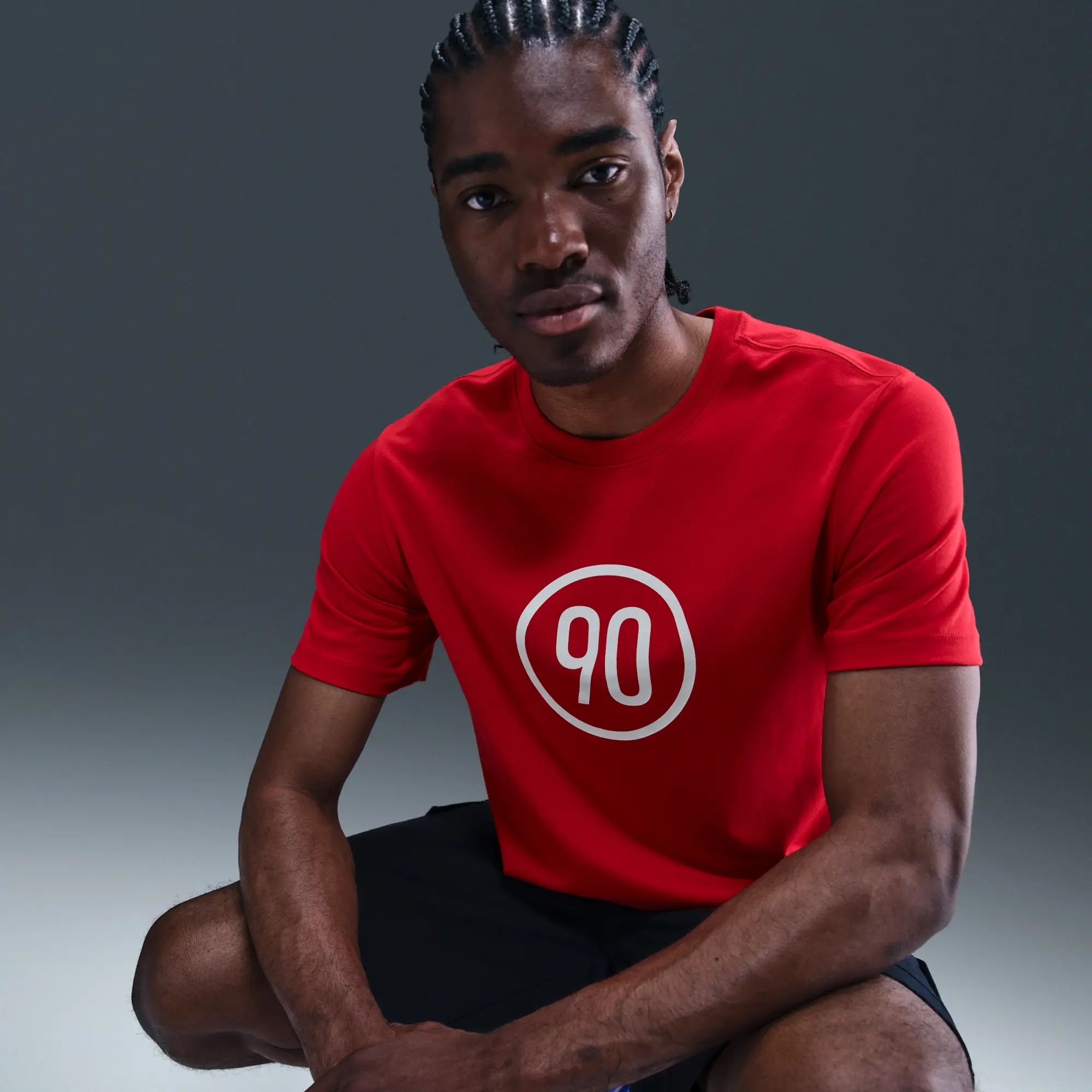 Nike Total 90 Men's Football T-Shirt - Red