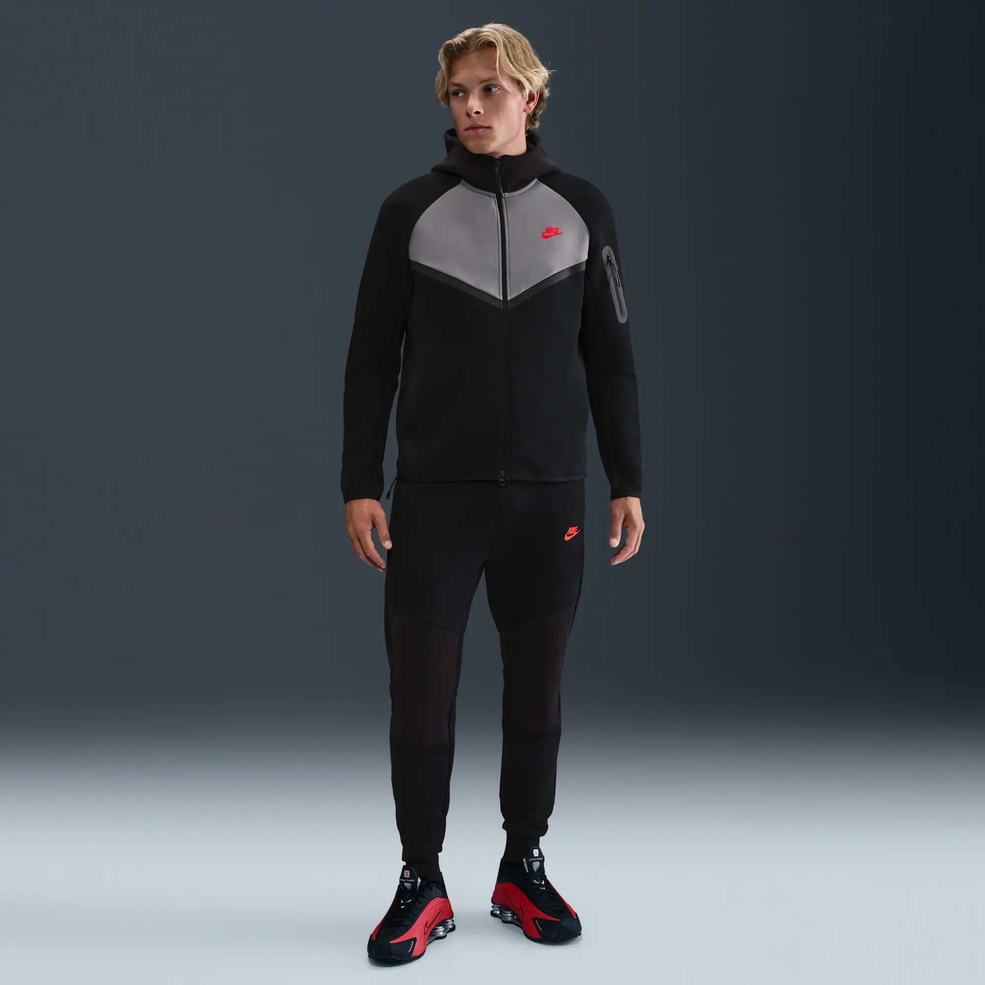 Nike Tech Men's Fleece Joggers - Black - Sustainable Materials