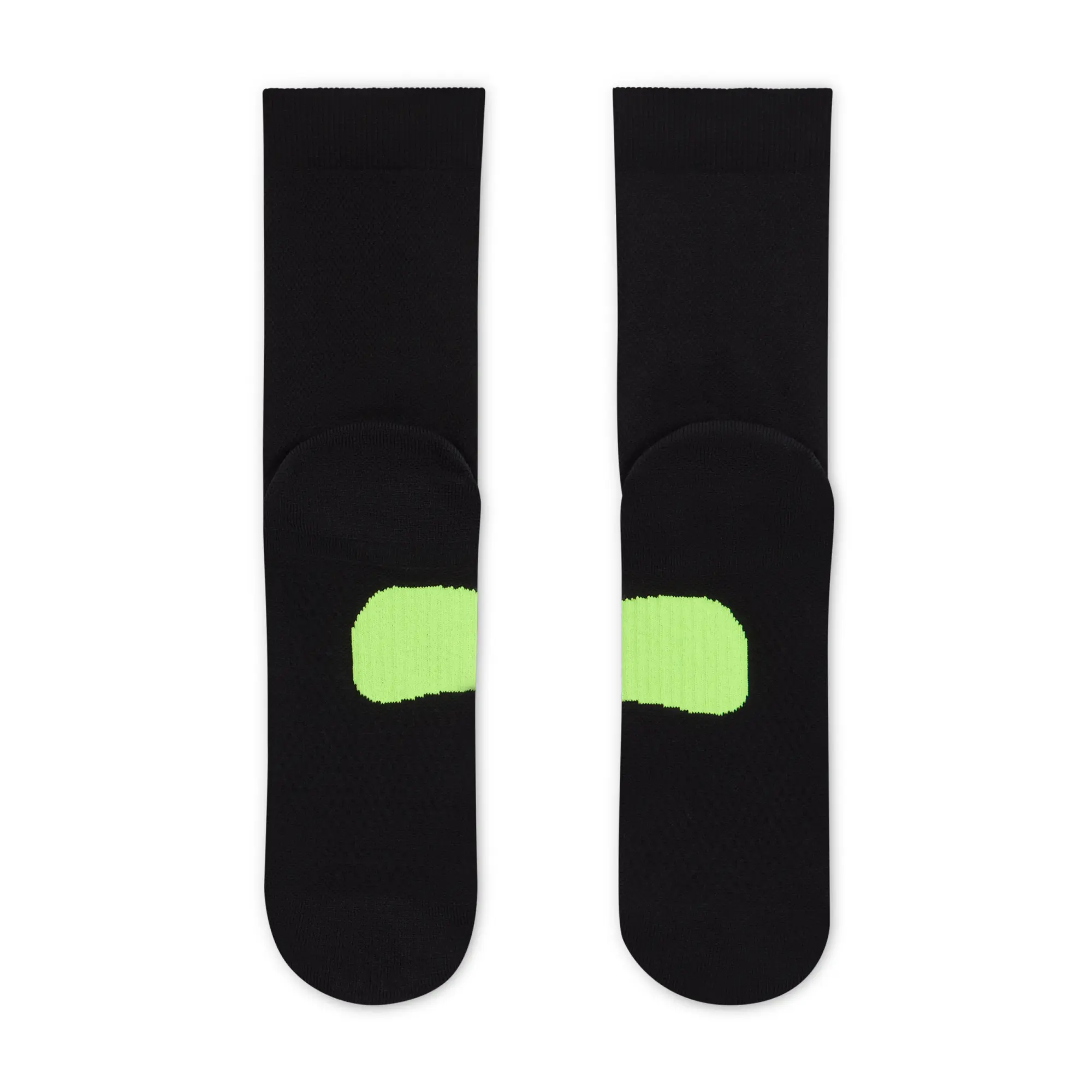 Nike Midweight Running Crew Socks - Black