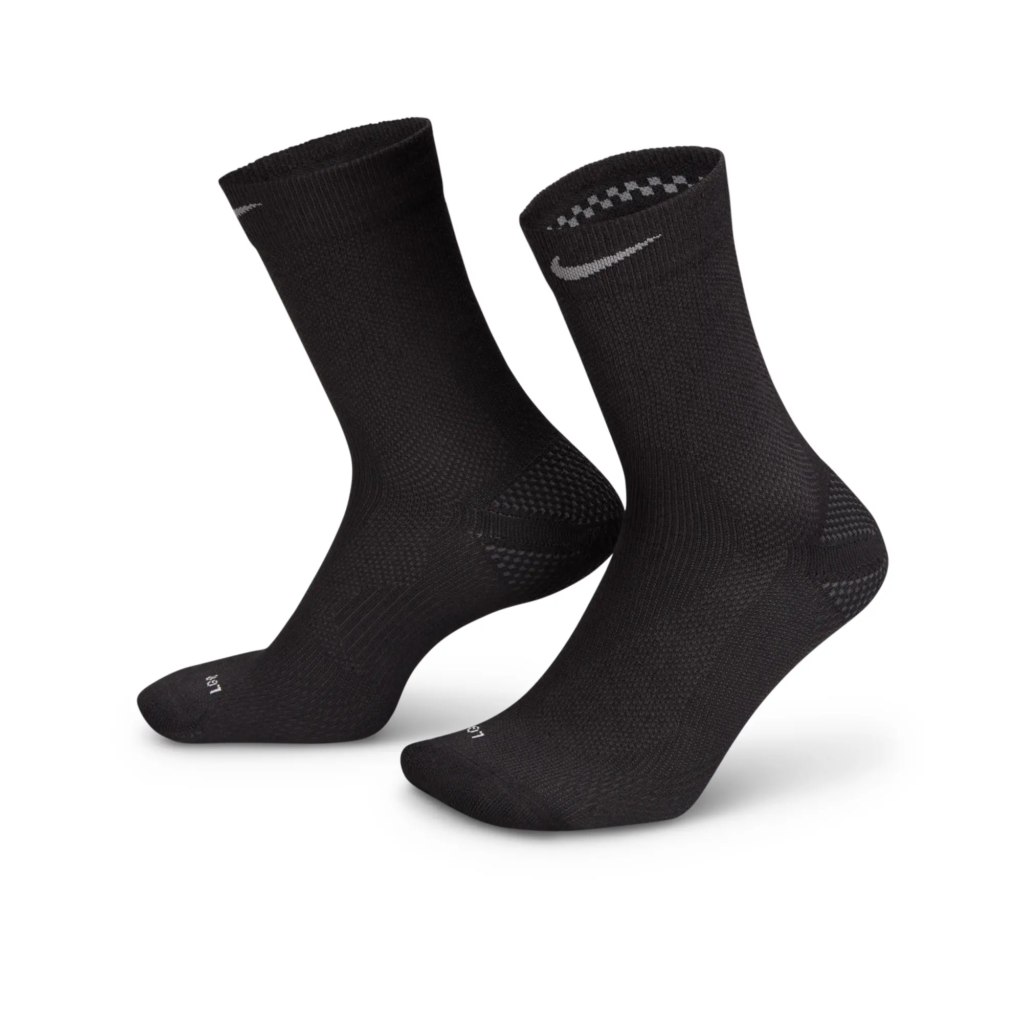 Nike Lightweight Running Crew Socks - Black